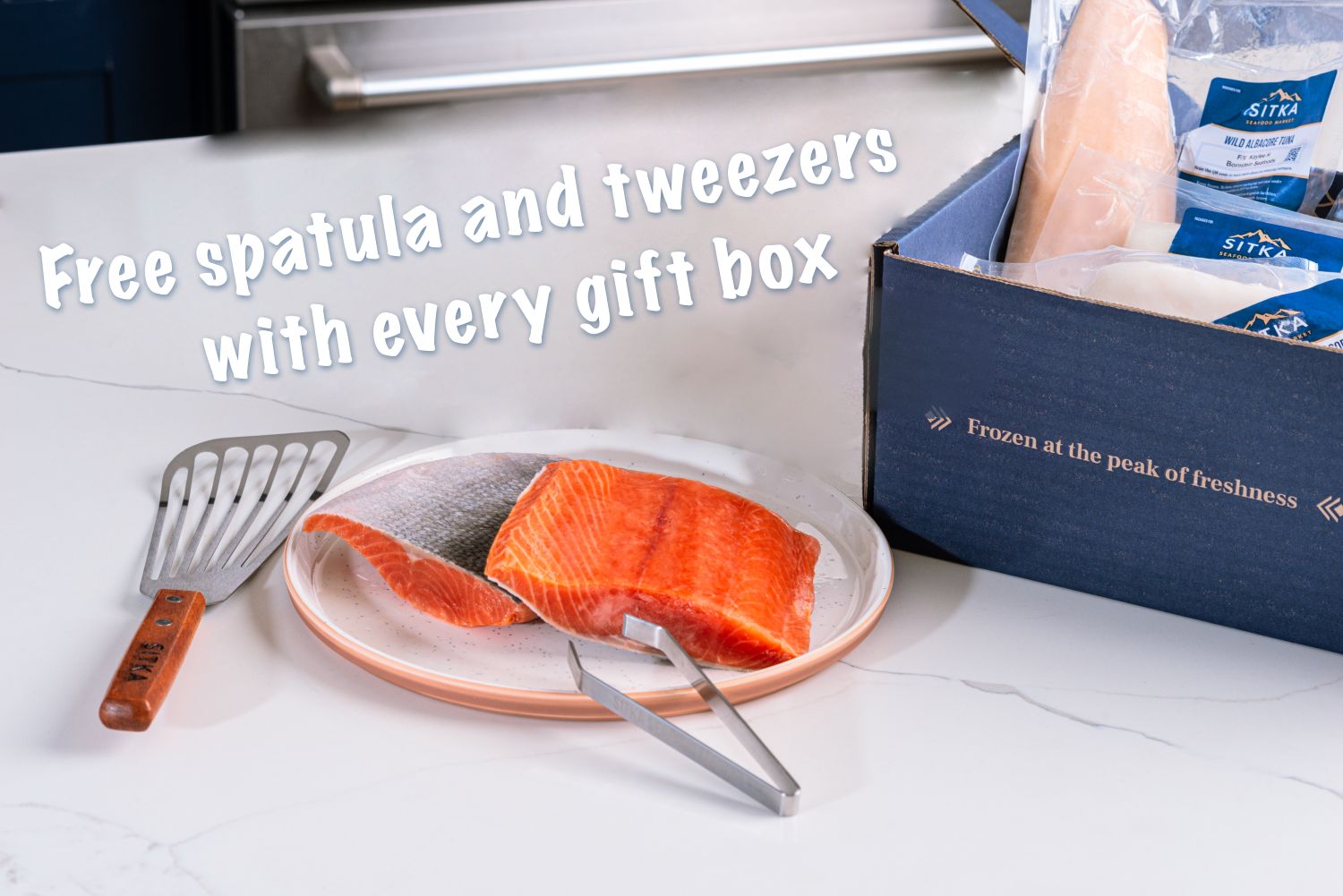 buying sierra fish by box Premium Ground Mackerel Fresh wild caught sierra mackerel from Mexico Alaska Whitefish Gift Box |