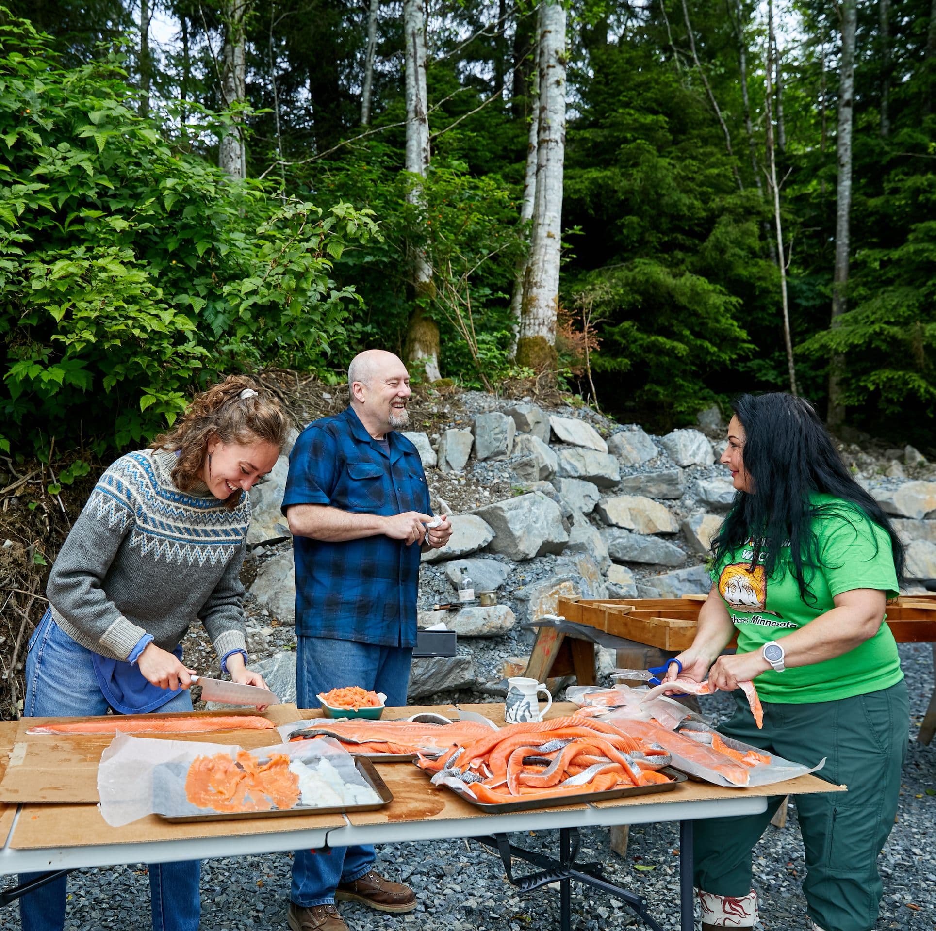 How Alaskans Smoke their Salmon