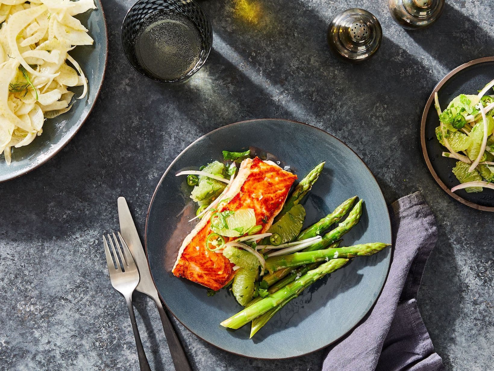 Pan-Roasted Salmon with Lime Salsa recipe by Grace Parisi