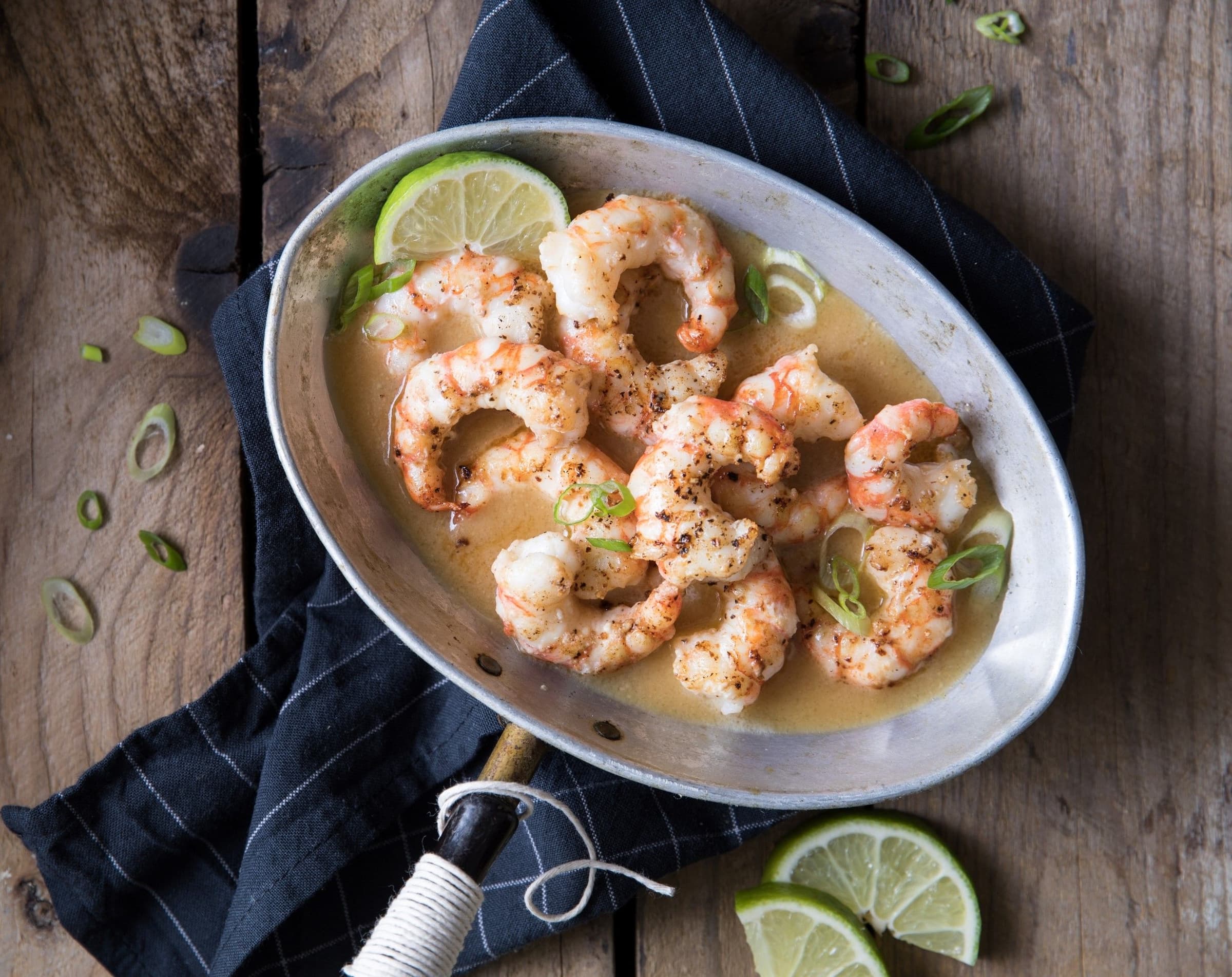 Boat Deck Cookin' – Spot Shrimp (Spot Prawns) in Miso Butter with Danen Vest