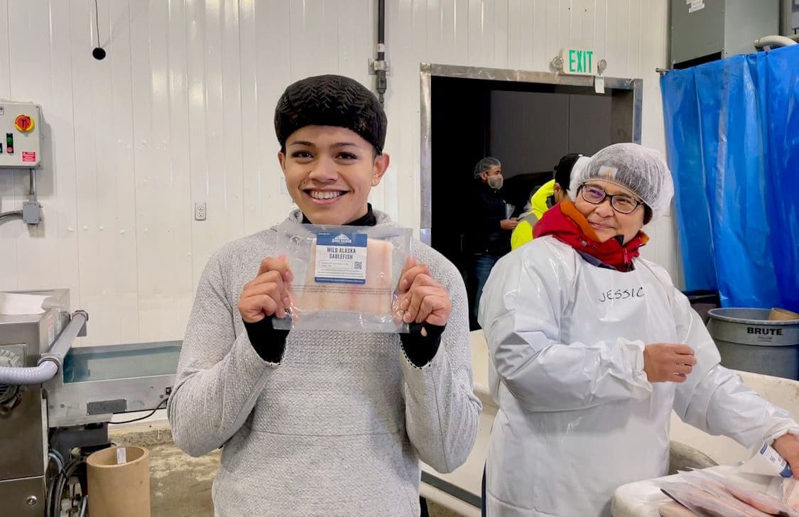 Labeled Sablefish Sitka Salmon Shares
