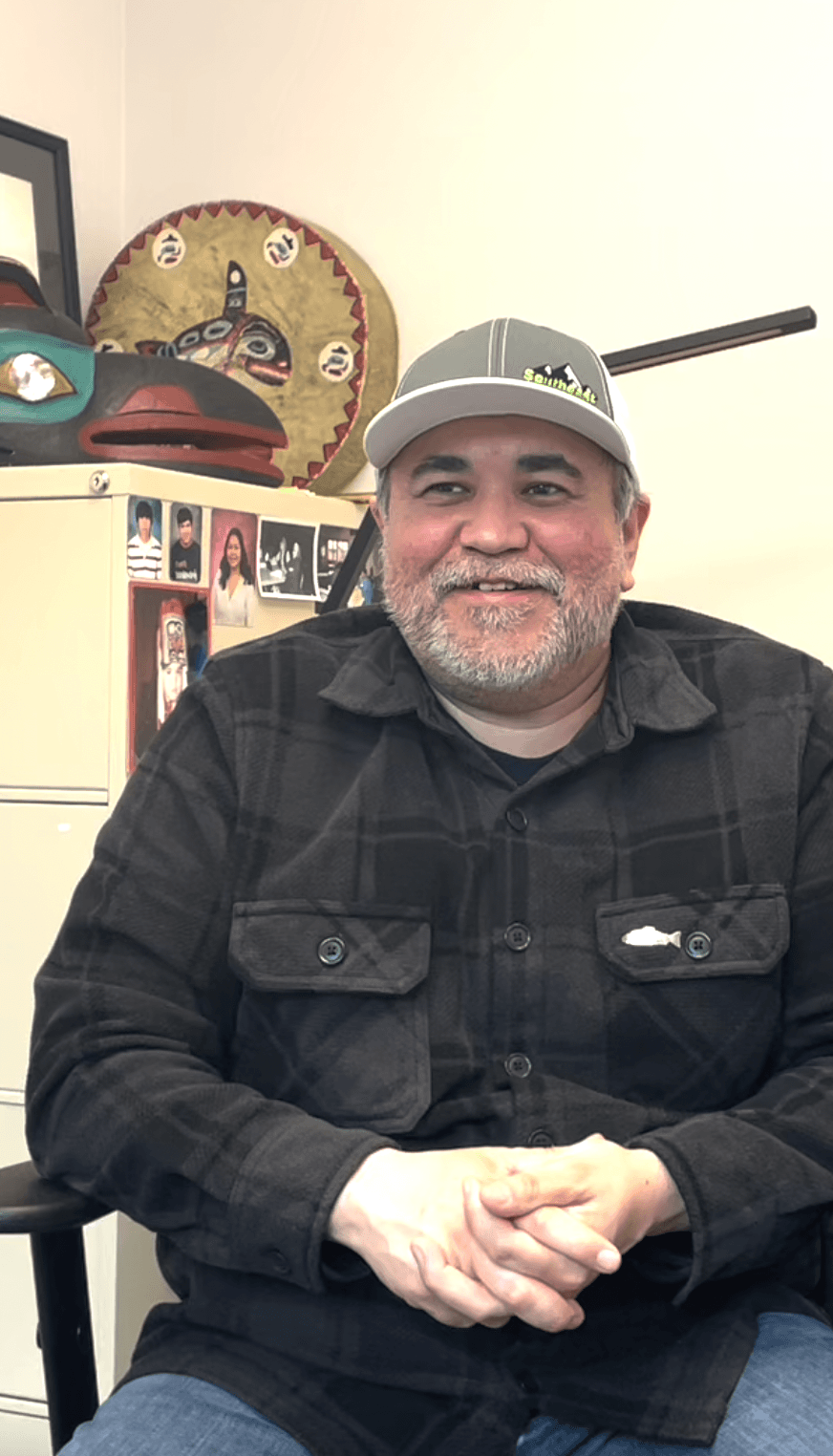 Sitka Tribe member and Cultural Educator Liaison Chuck Miller