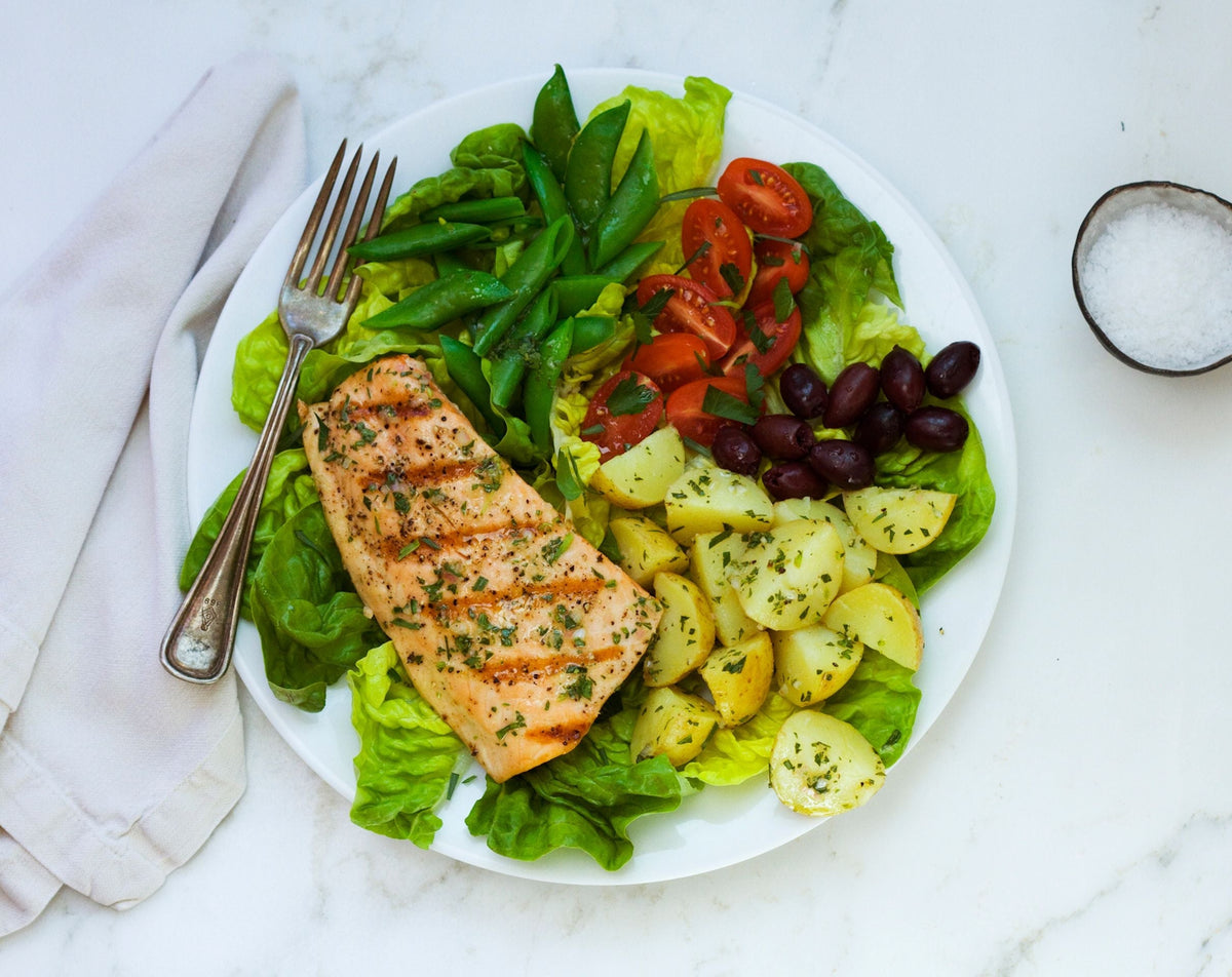 Grilled Salmon Niçoise
