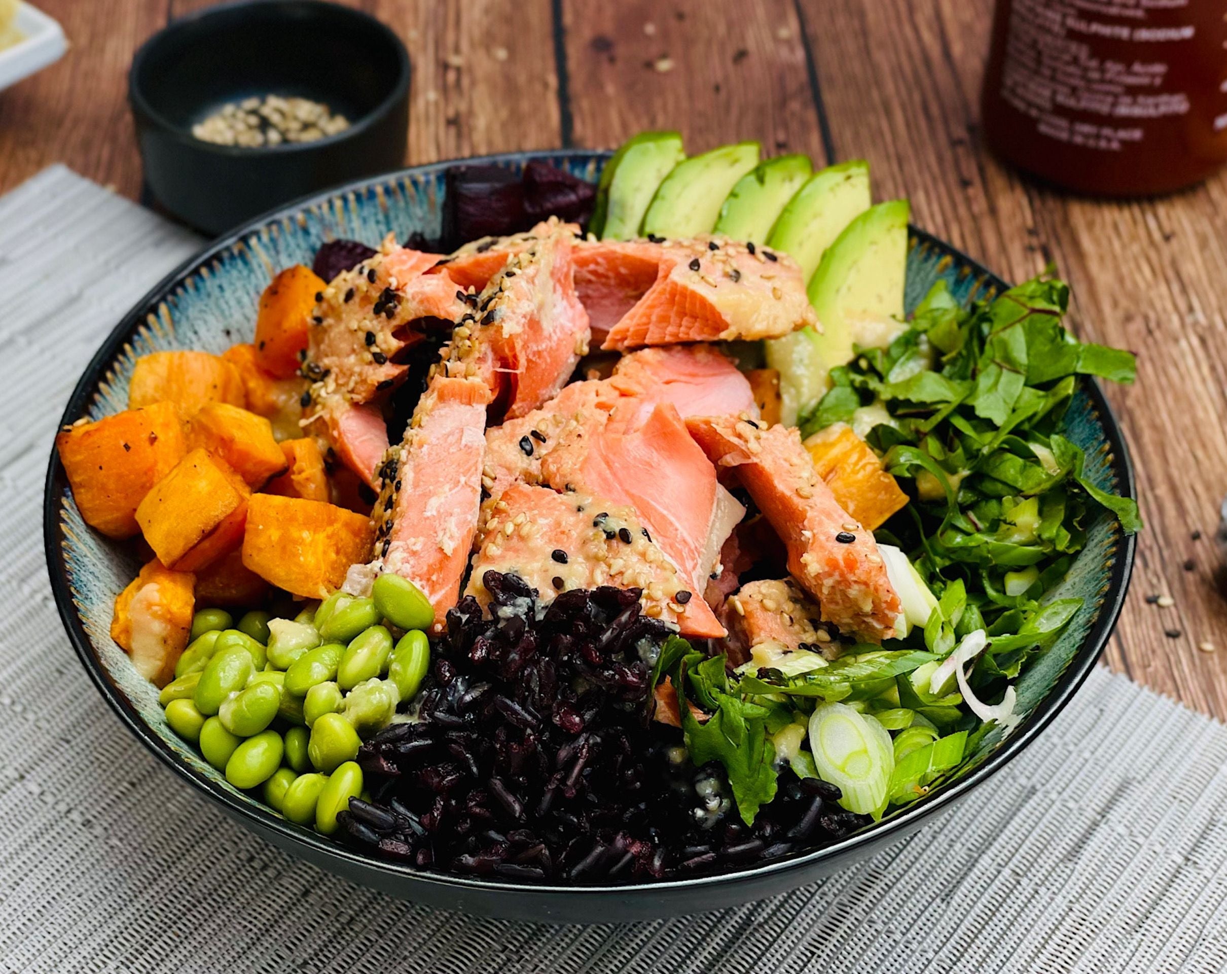 Autumn Salmon Buddha Bow