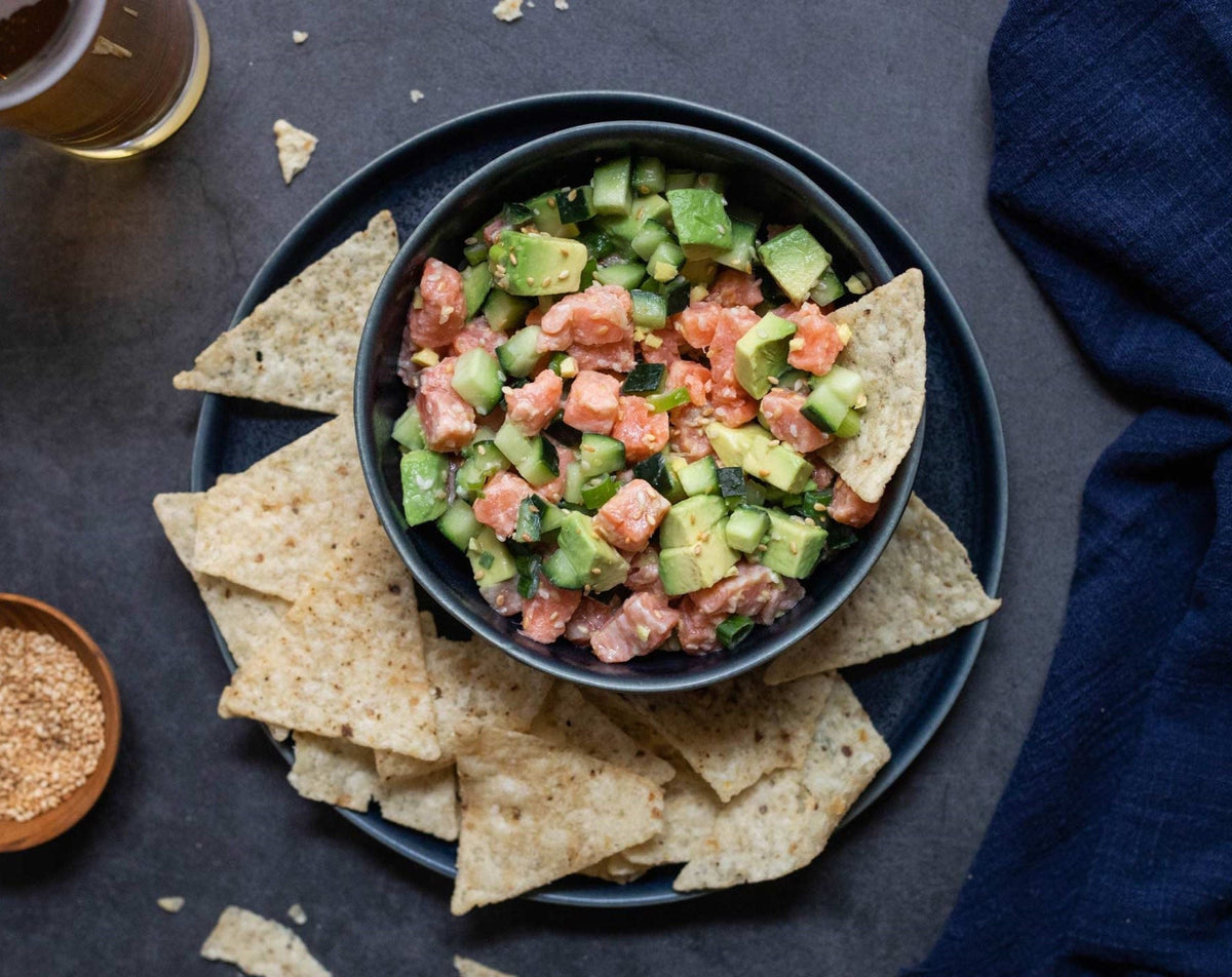 Fabulous Food: Ginger-Scallion Salmon Ceviche