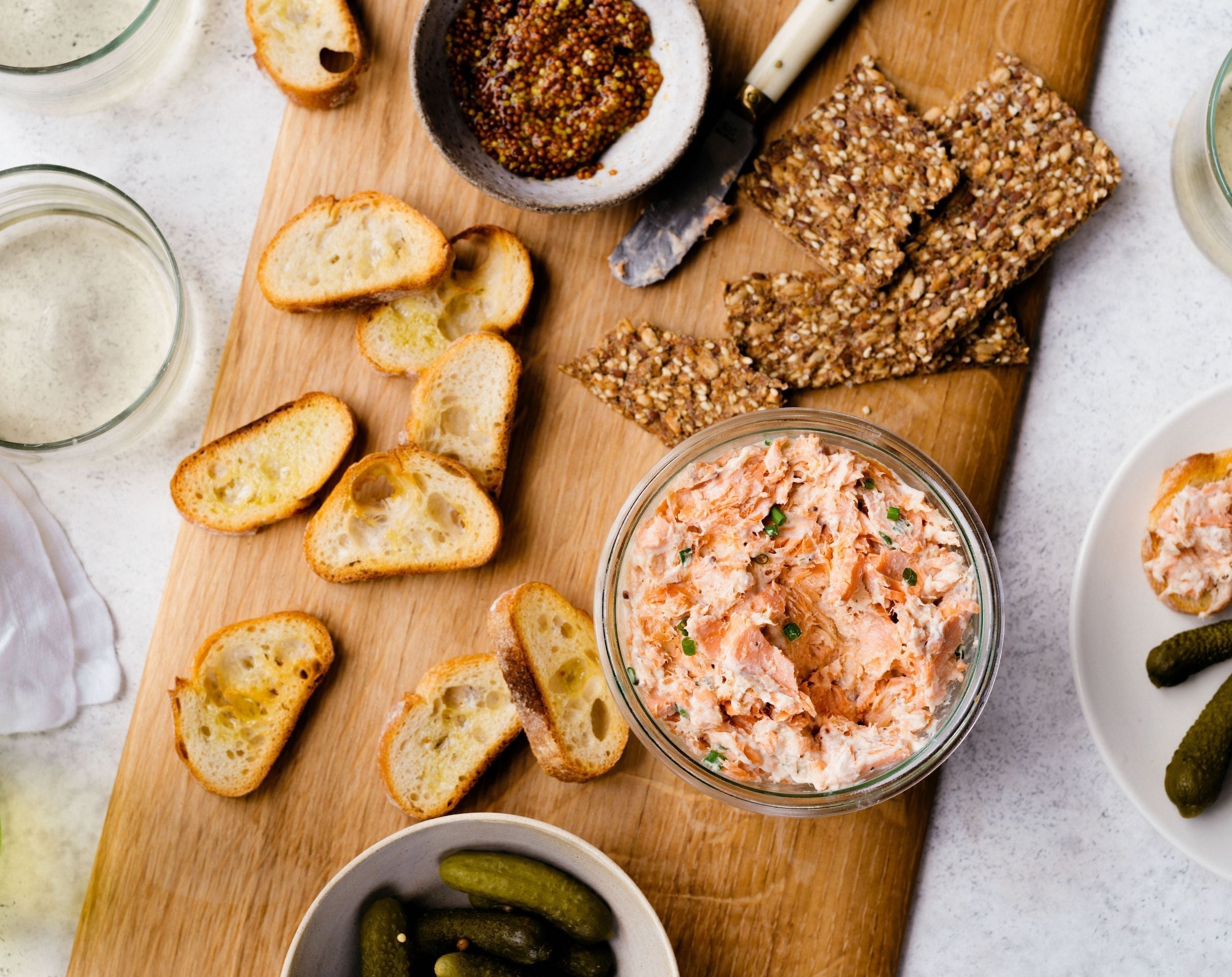 Brown Butter Salmon Rillettes
