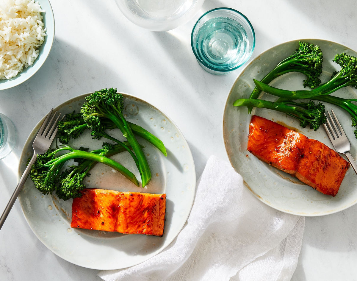 Baked Honey-Glazed Salmon