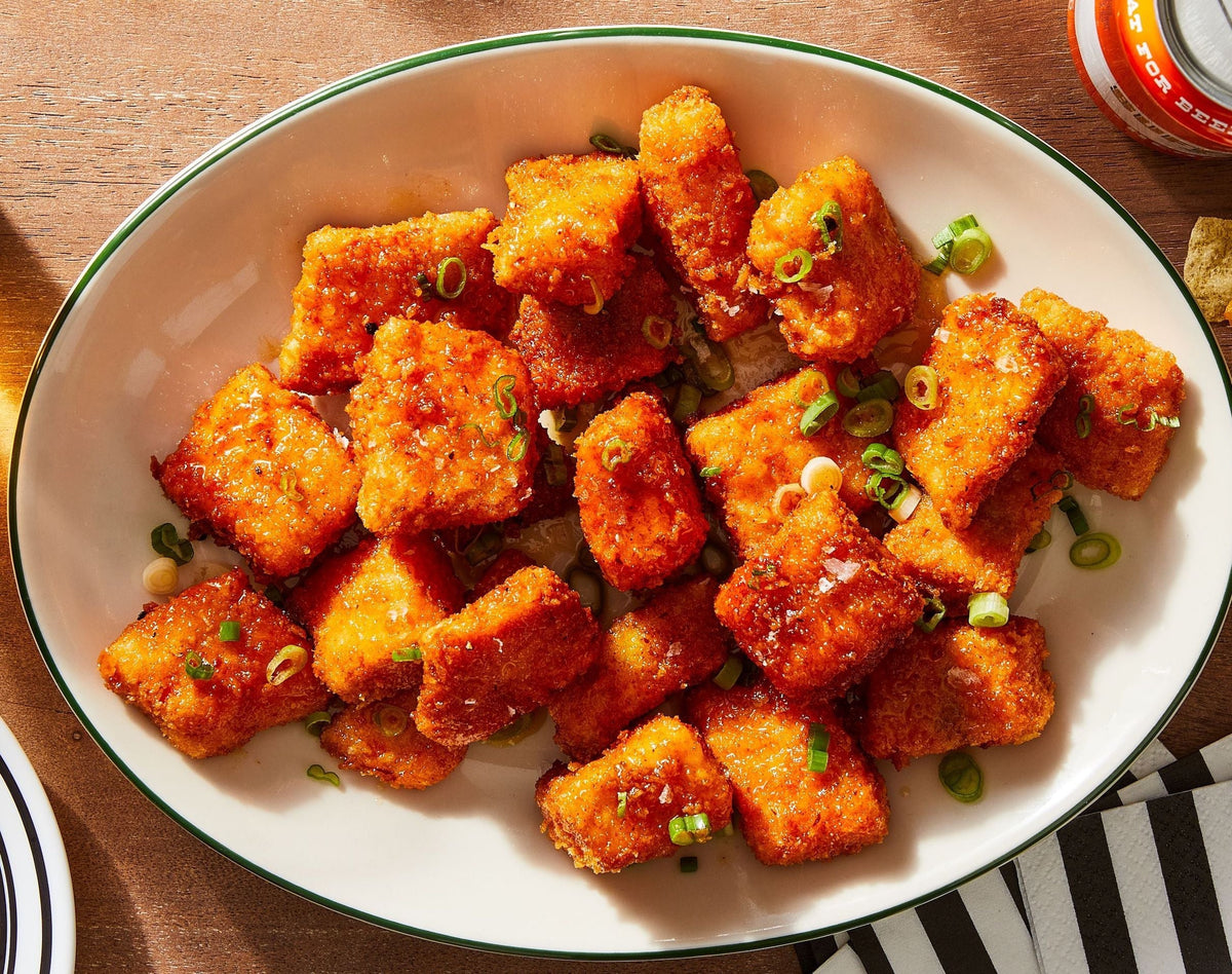 Hot Honey Salmon Bites