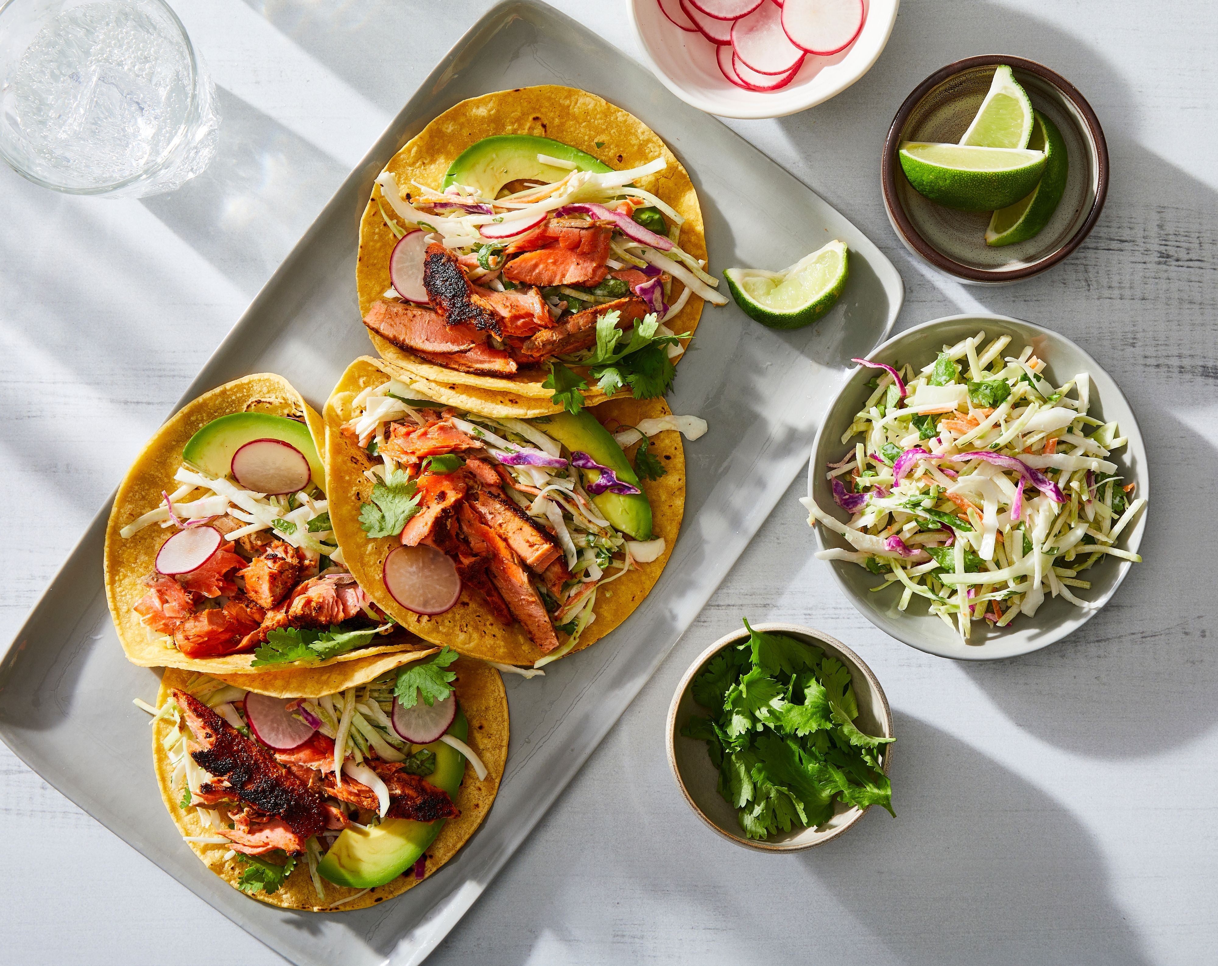 Blackened Salmon Tacos