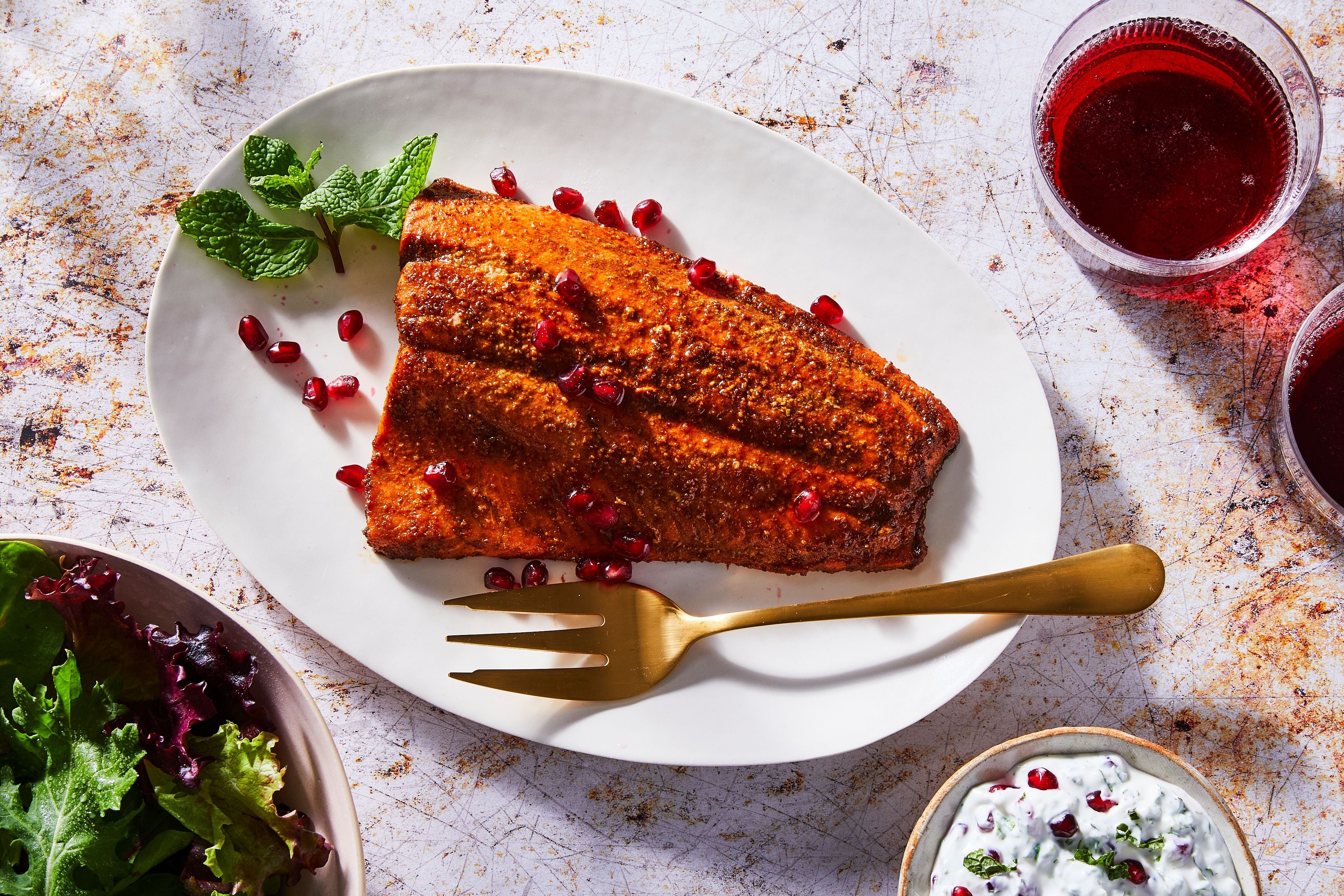 Harissa Spice-Rubbed Salmon