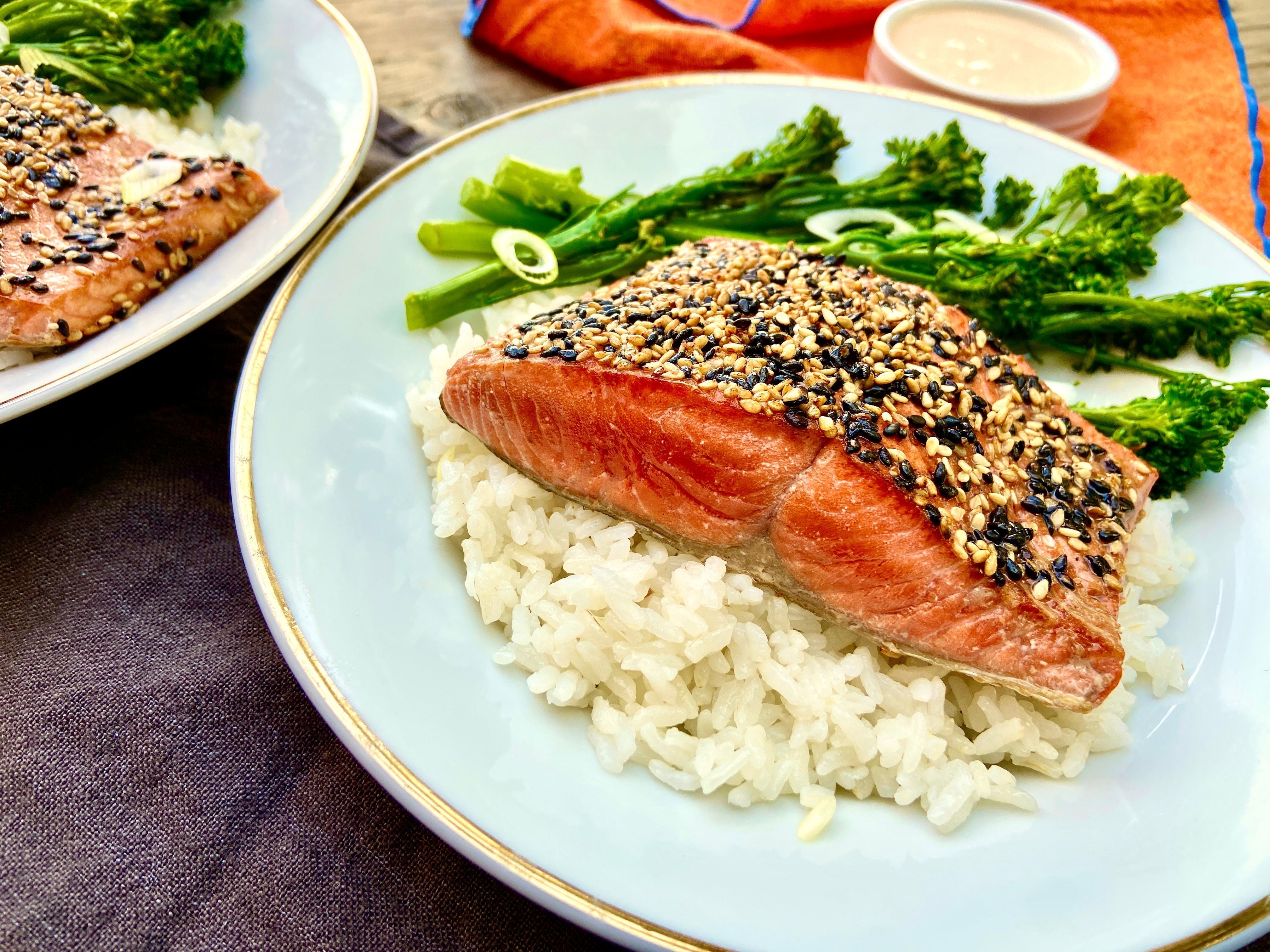 Sesame-Crusted Salmon