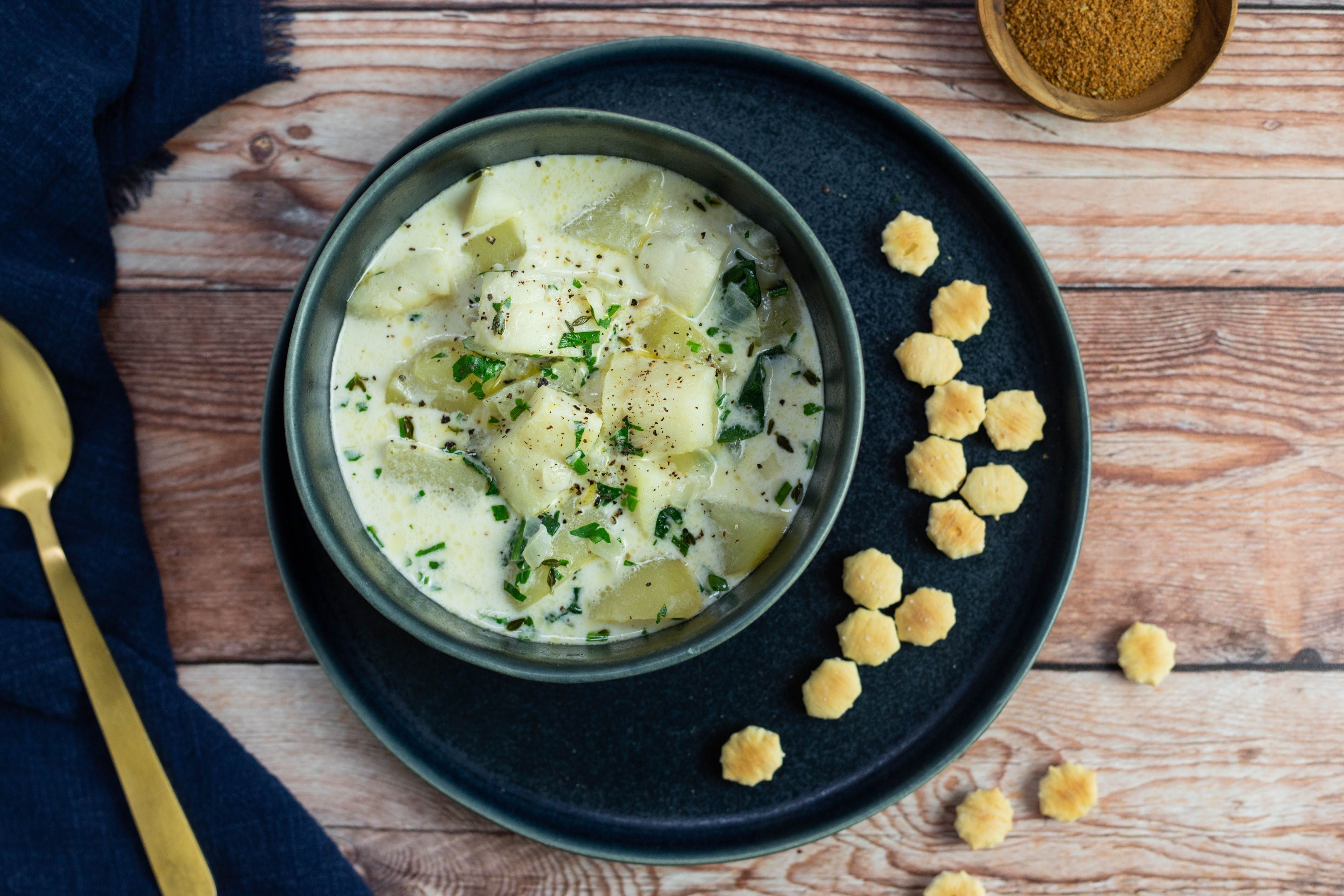 Old Bay White Fish Chowder
