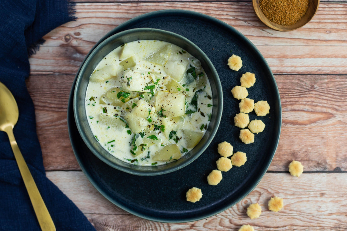 Old Bay White Fish Chowder