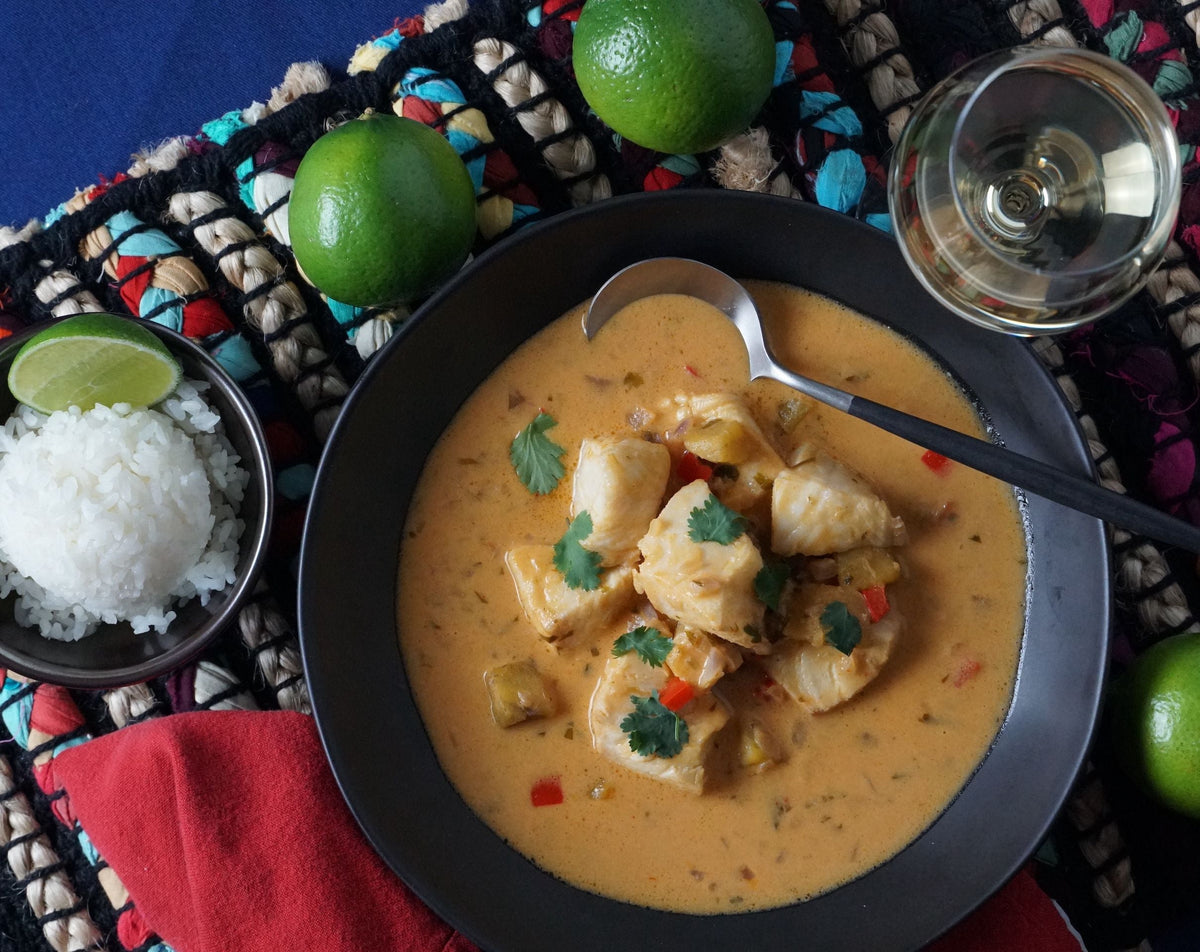 Coconut-Lime Braised Sablefish (Black Cod) with Sweet