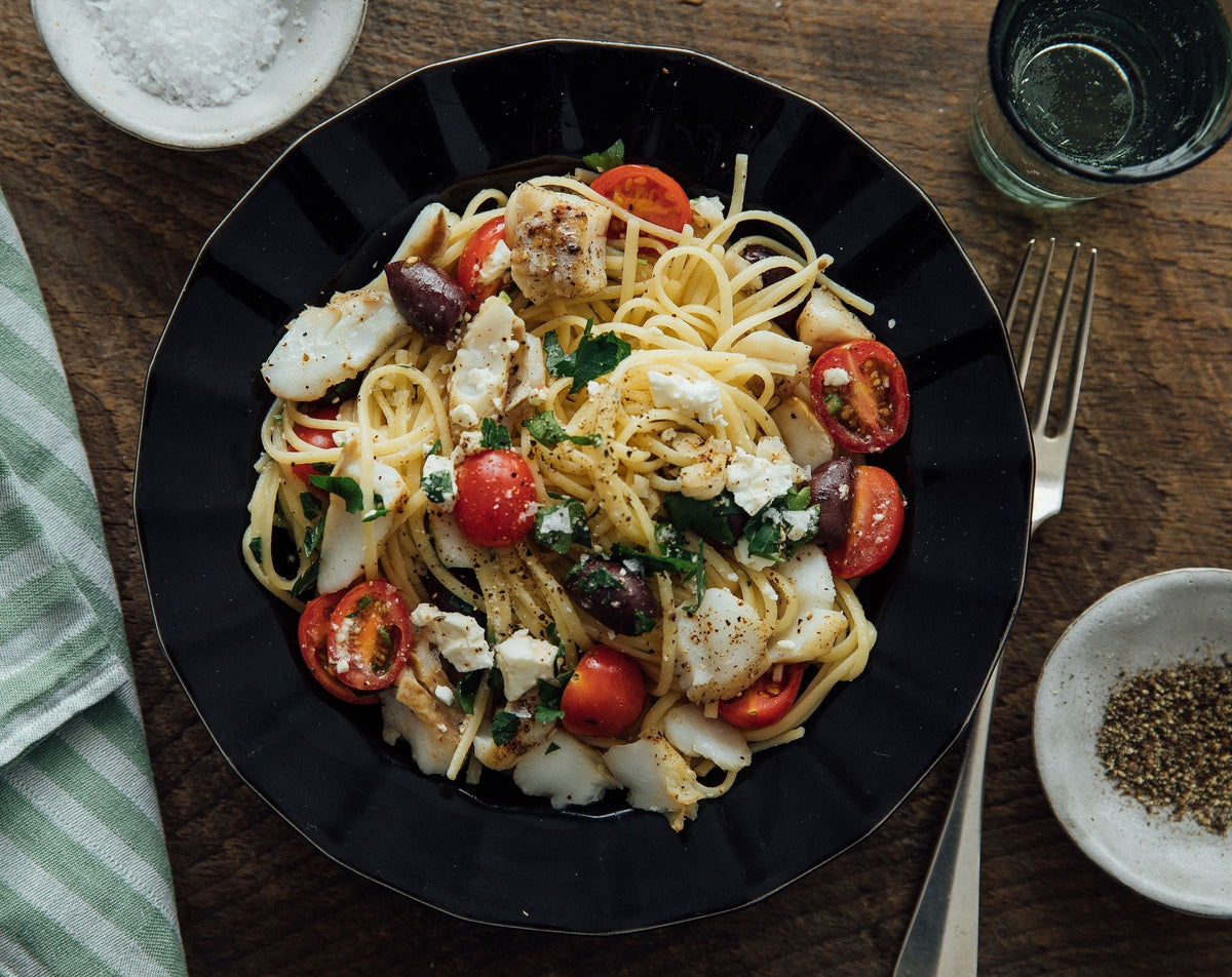 Mediterranean White Fish Pasta