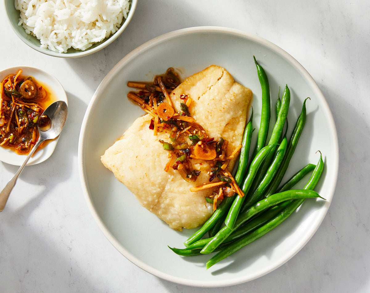 Pan-fried Cod With Homemade Chili Crisp
