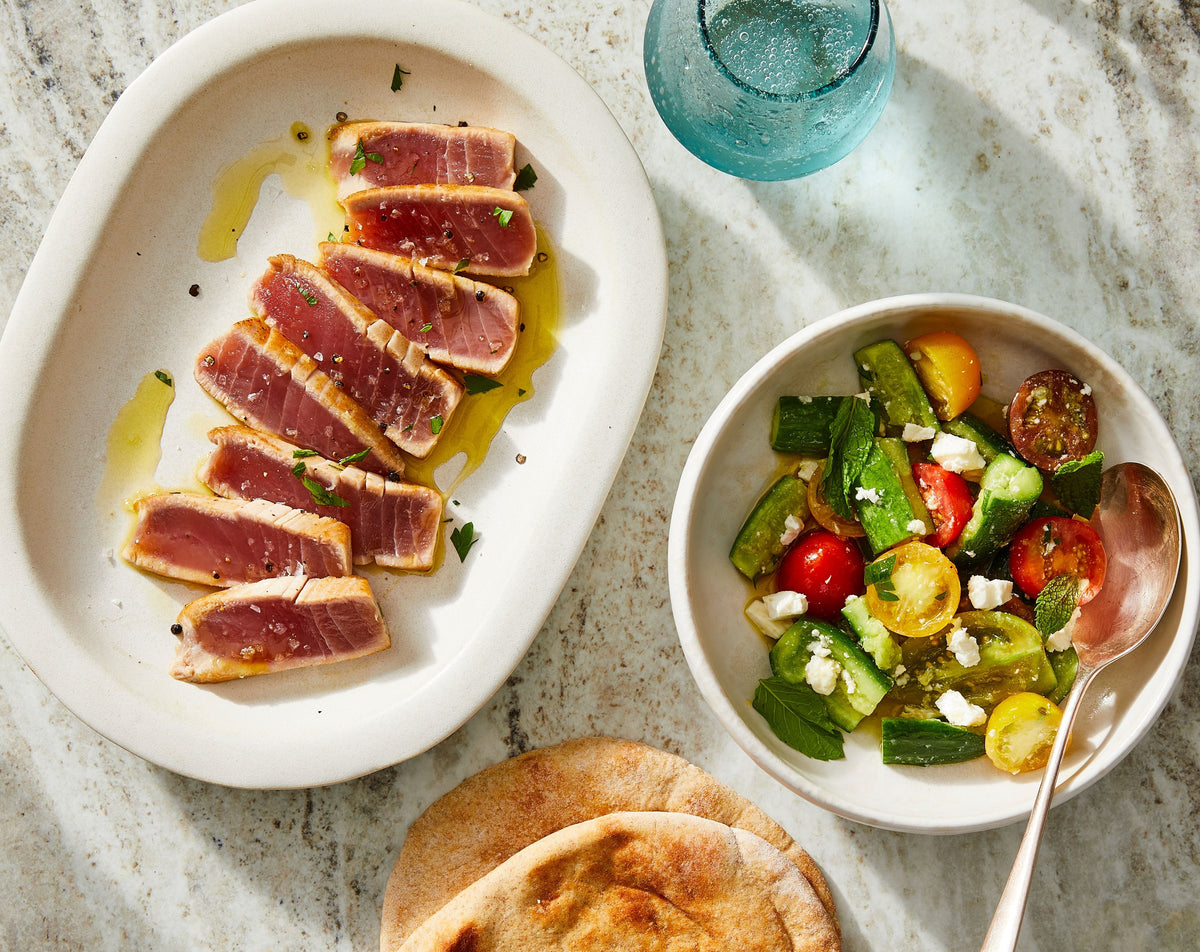 Seared Ahi Tuna Steaks