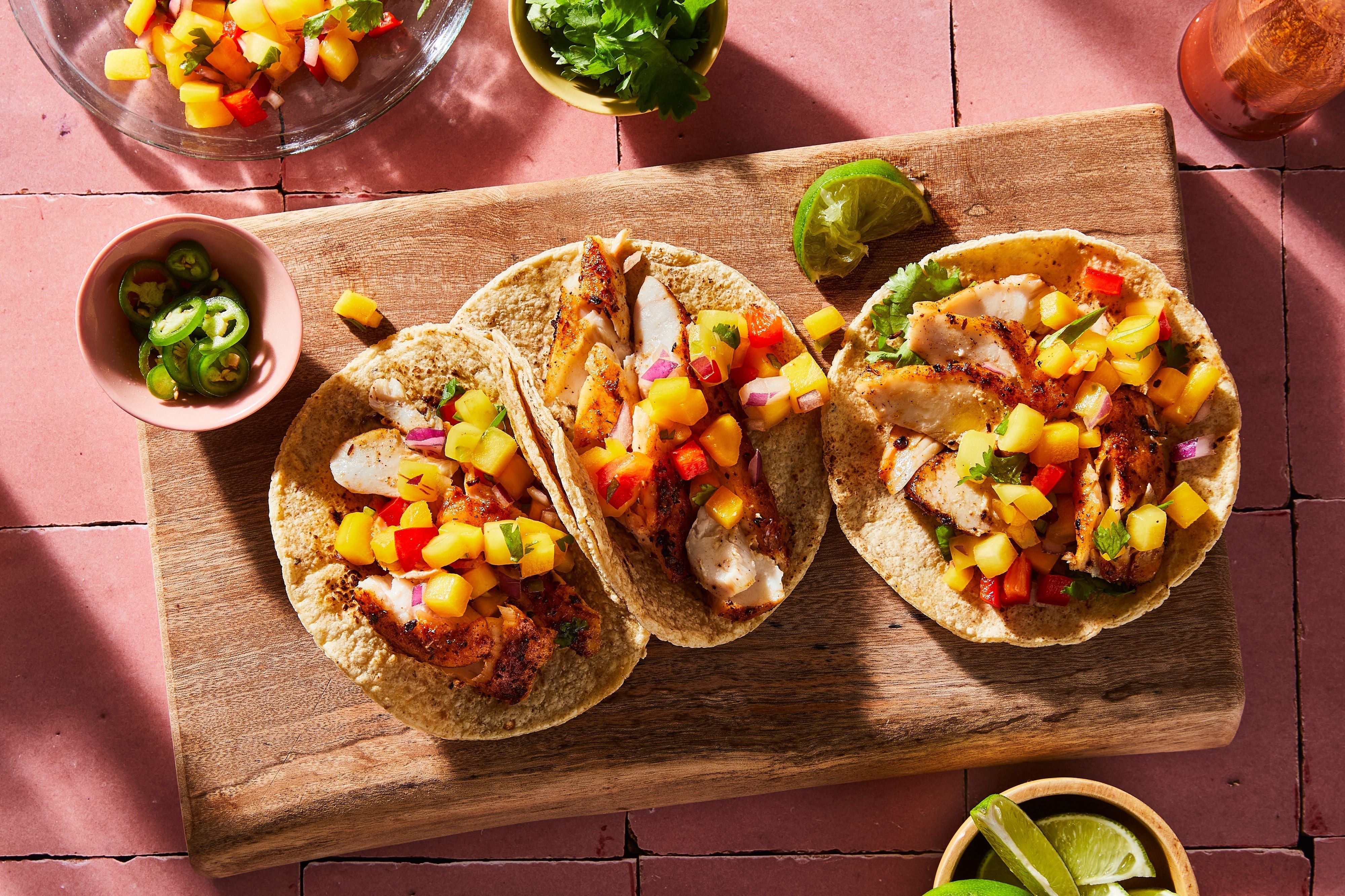 Blackened White Fish Tacos