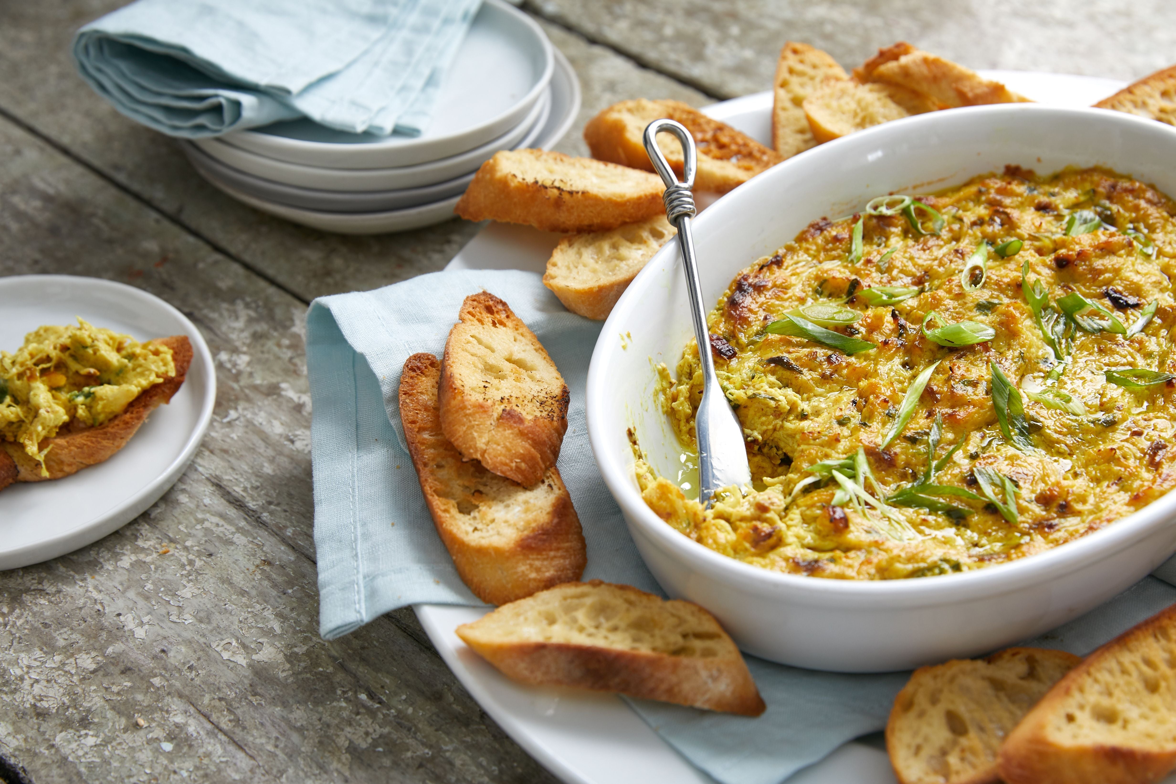 Warm Curried Crab Dip