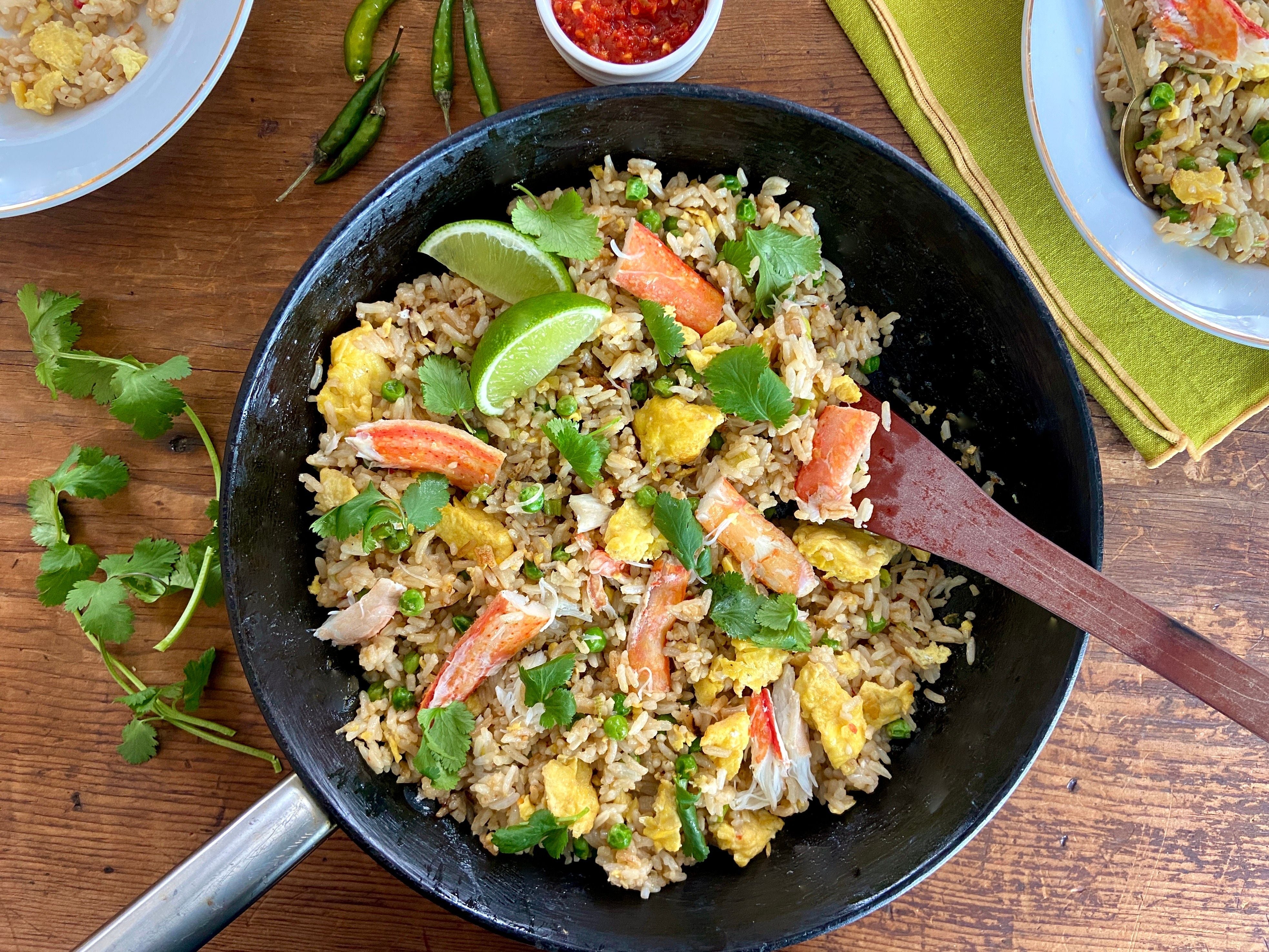 Thai-Style Crab Fried Rice