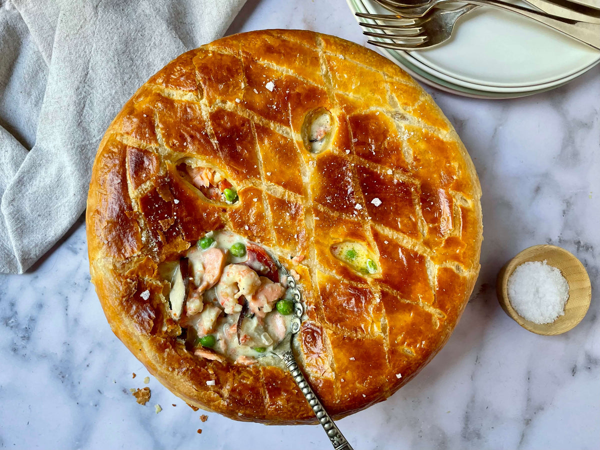 seafood puff pastry pot pie
