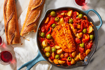 Spanish-Style Cod with Tomatoes and Olives