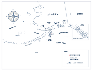 map of Alaska