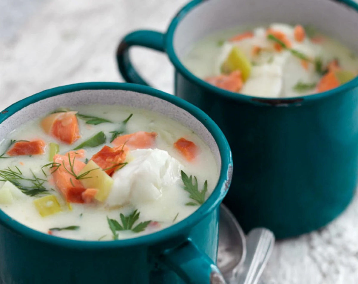 Wild at Home - A Simple Pacific Cod Chowder