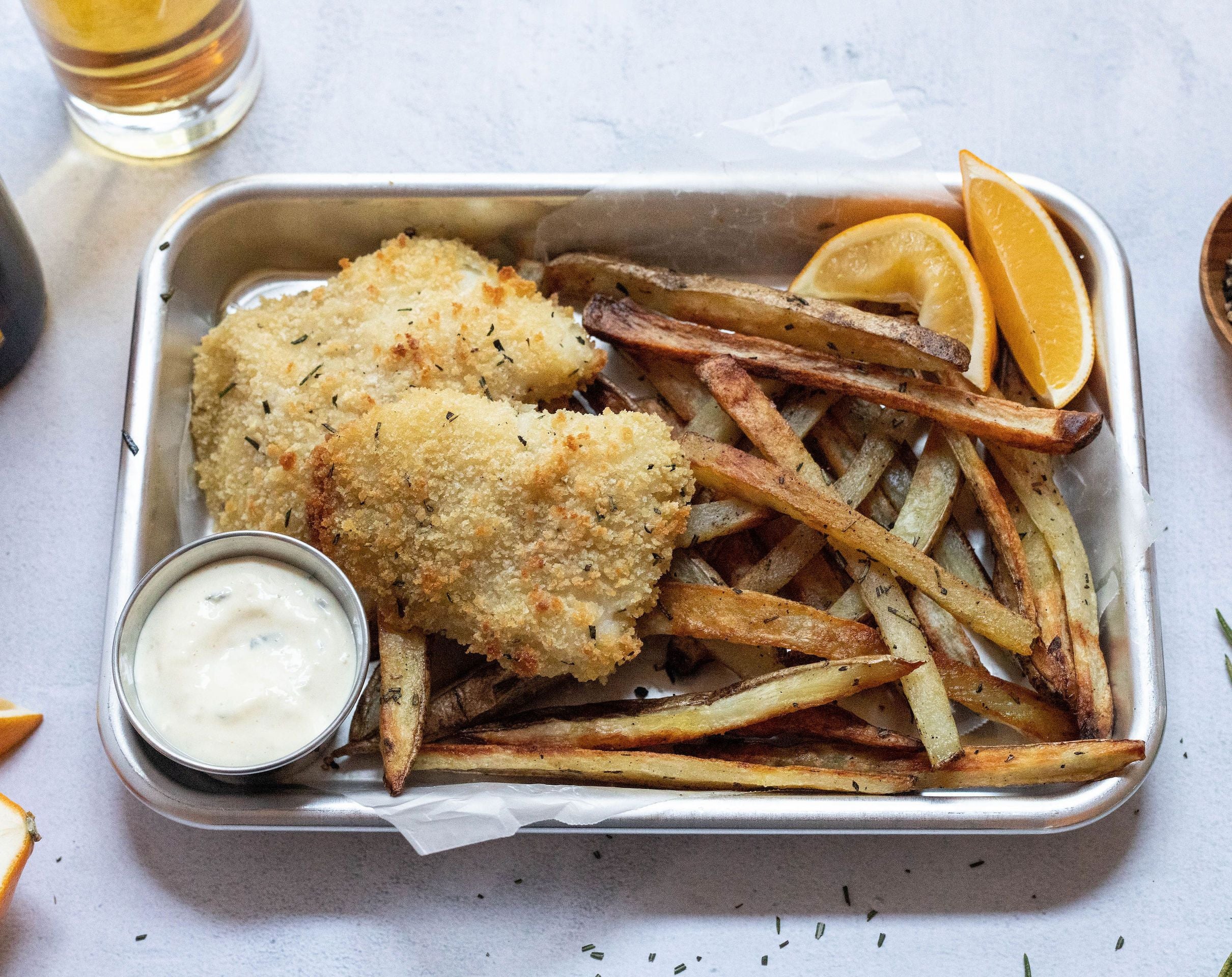 Baked Fish and Chips