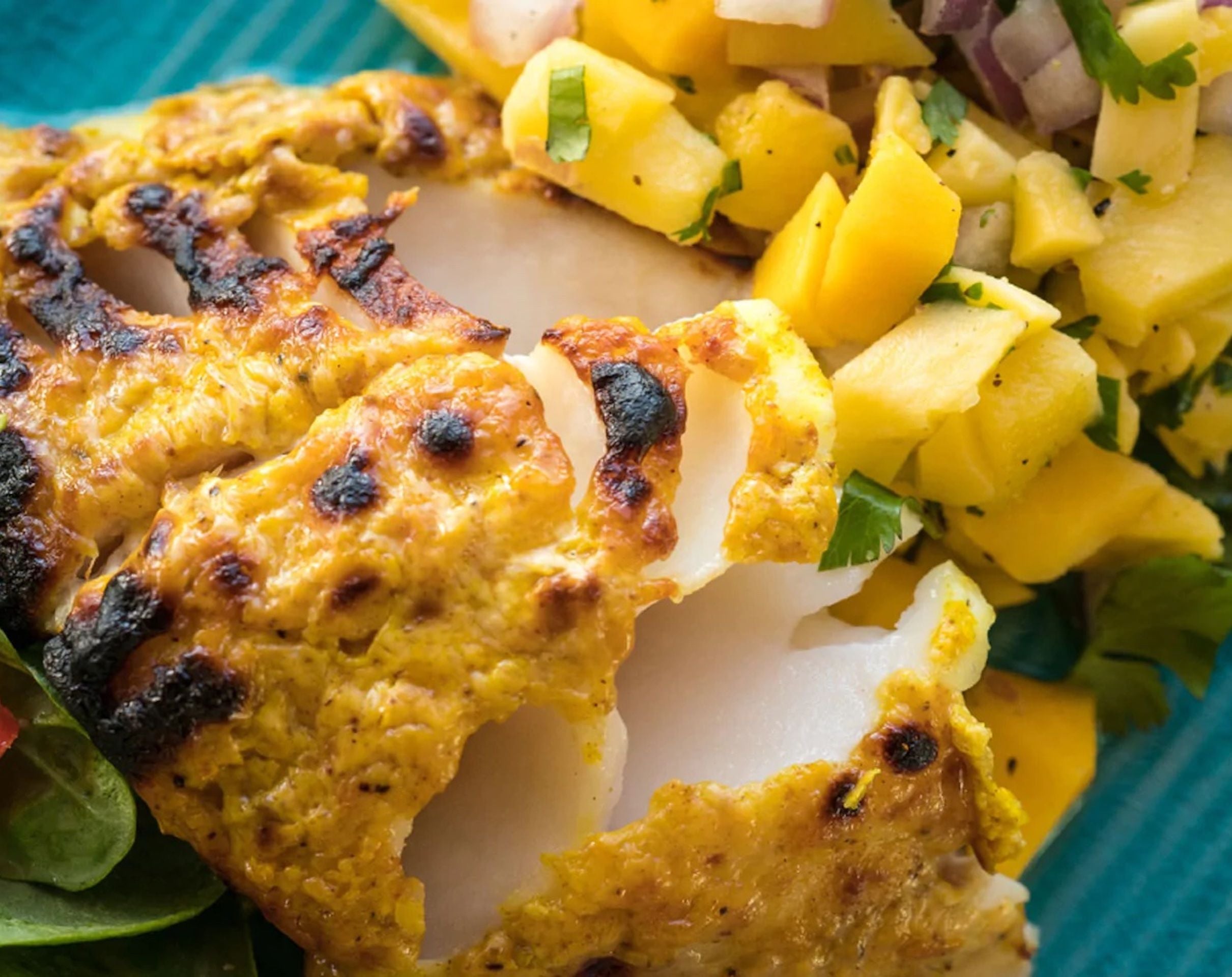 Tandoori-style Sablefish with Mango Relish