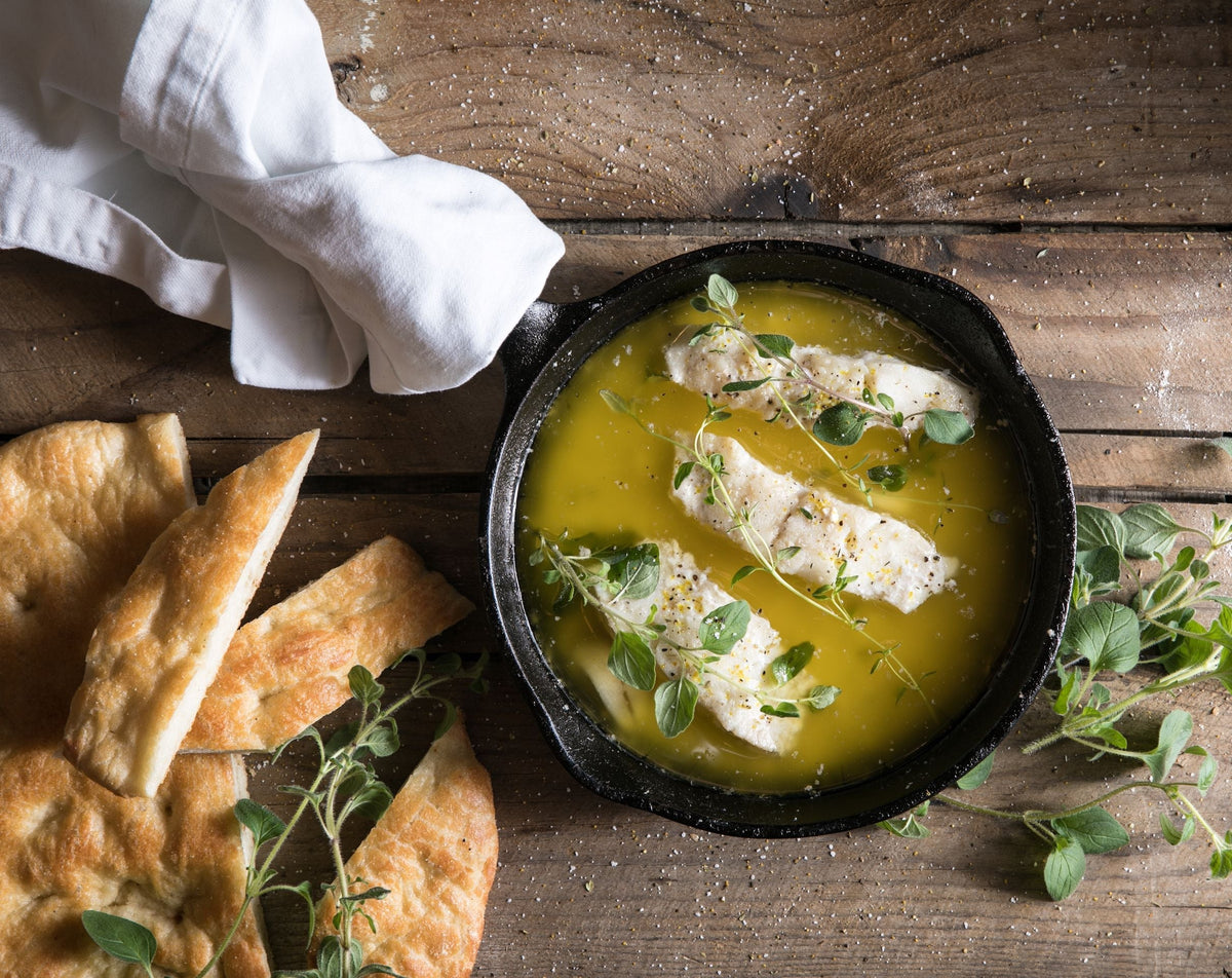 Butter & Olive Oil Poached Lingcod