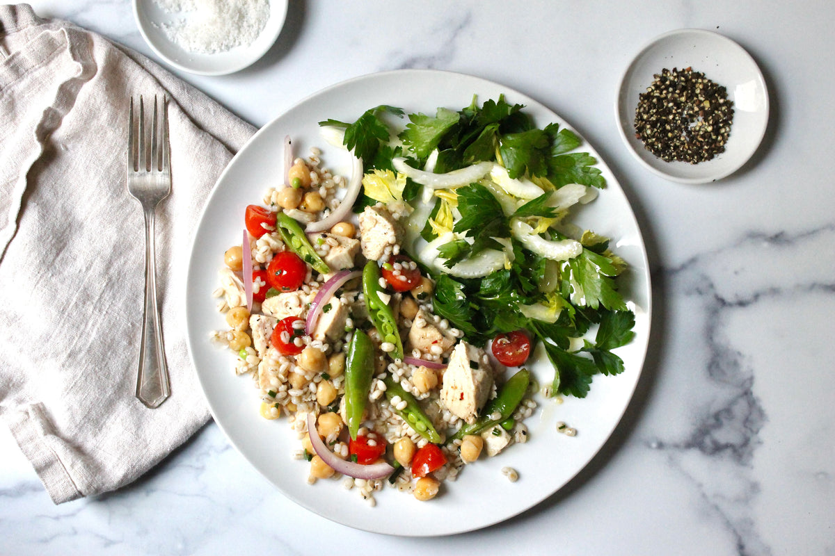 Oil-Poached Tuna and Grain Salad