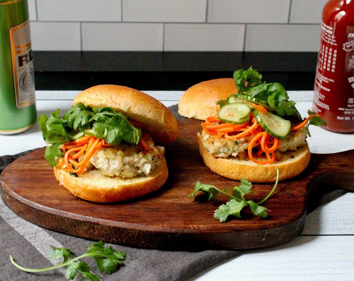 Banh Mi Fish Burgers