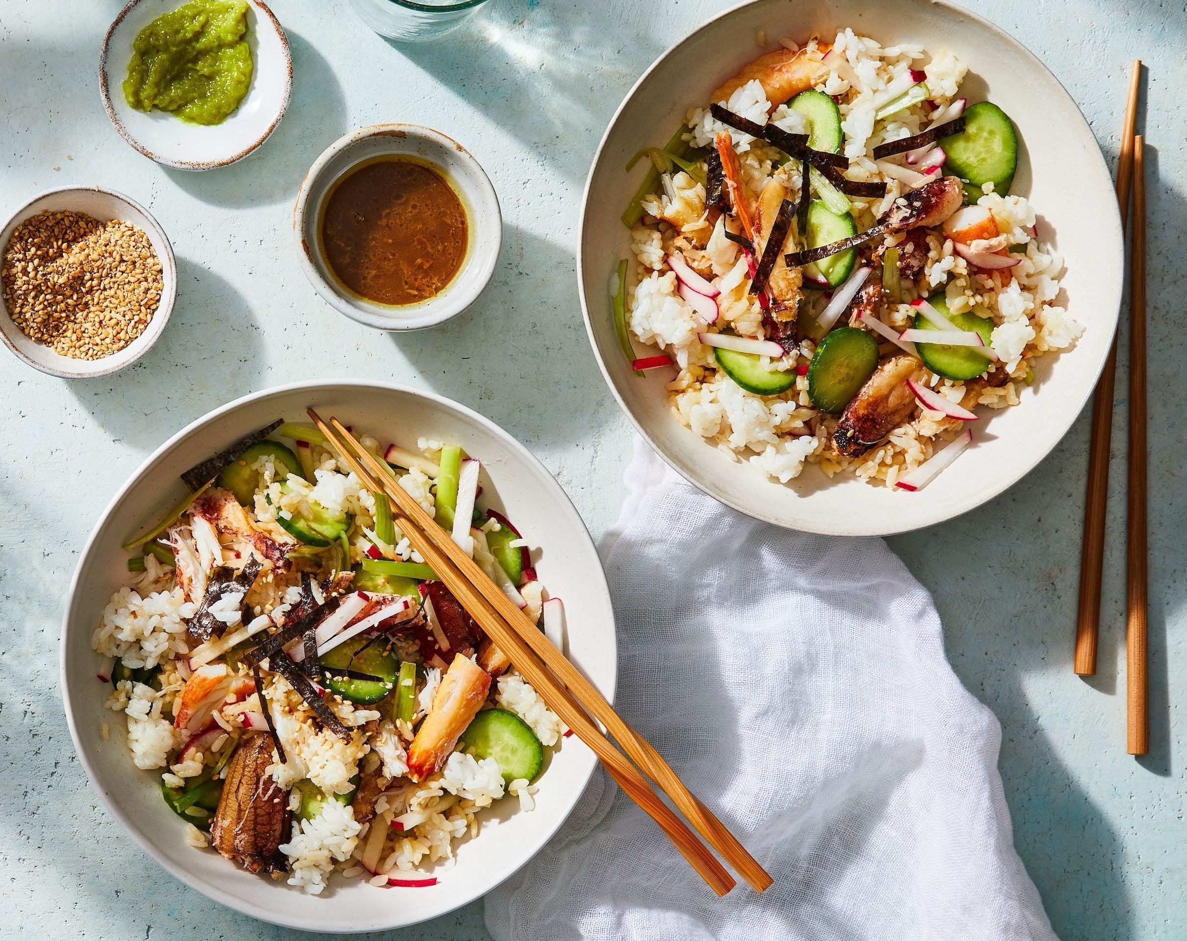 Scattered California Roll