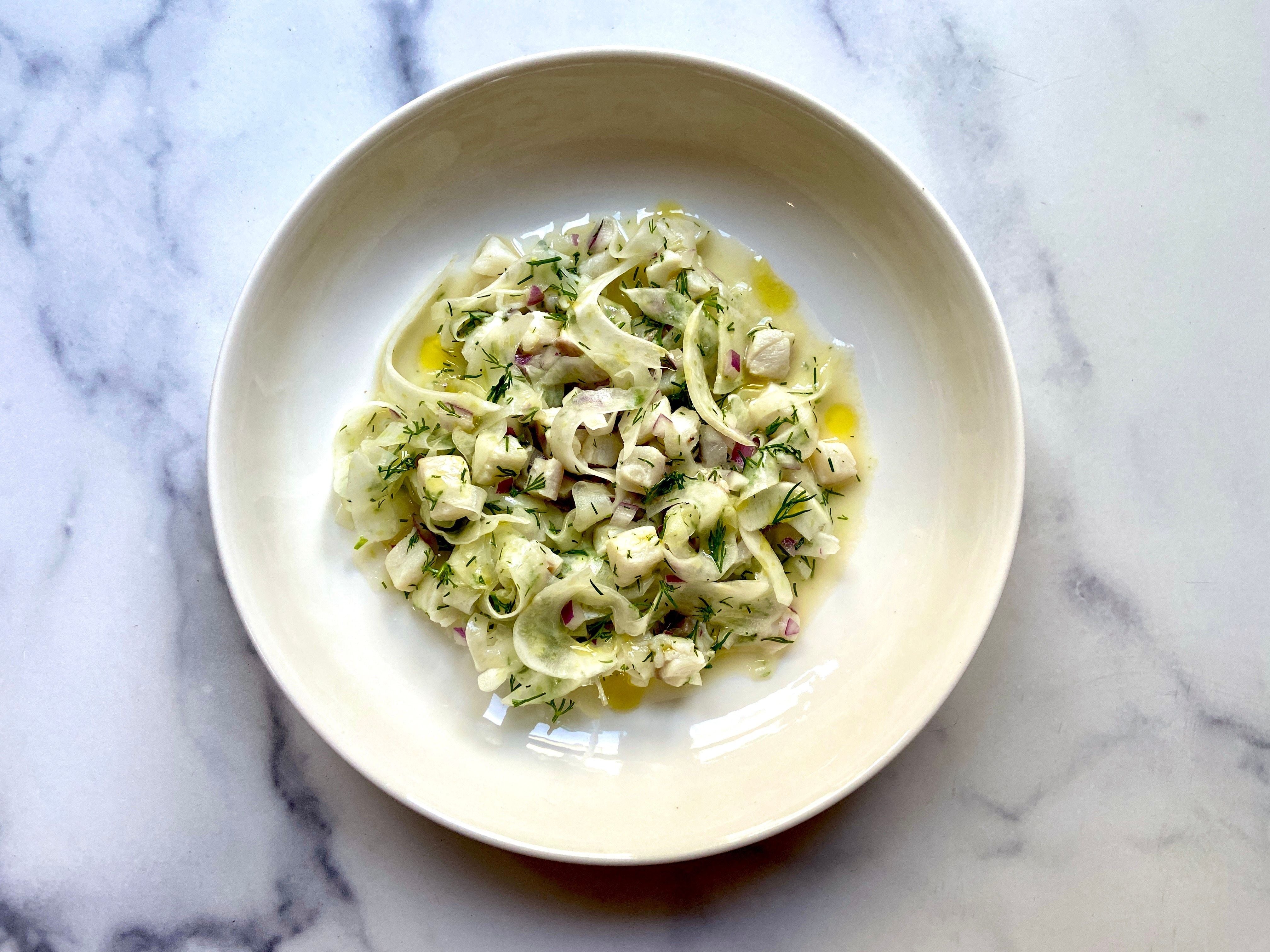 Dill and Fennel Ceviche
