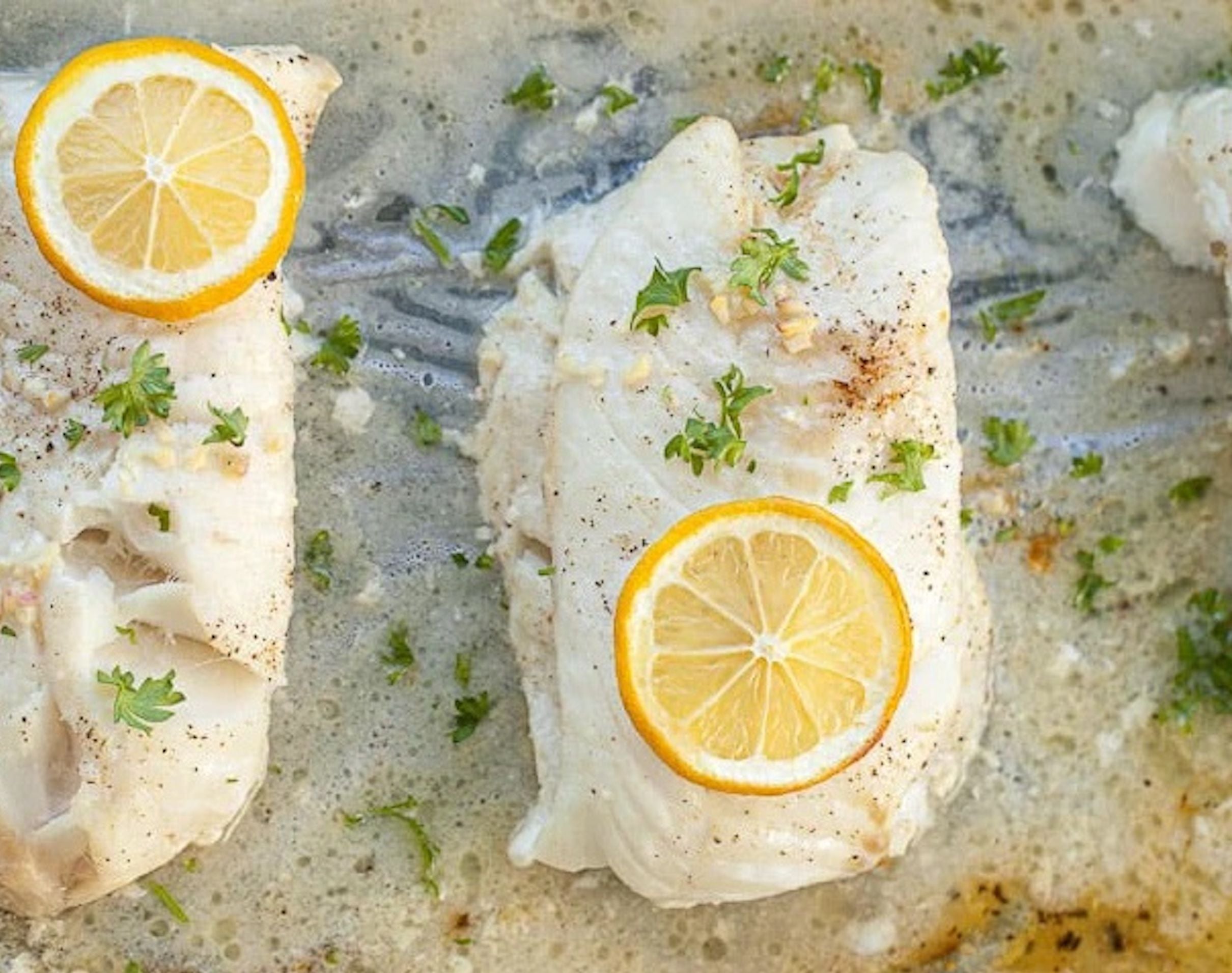 Garlic Butter Baked Cod