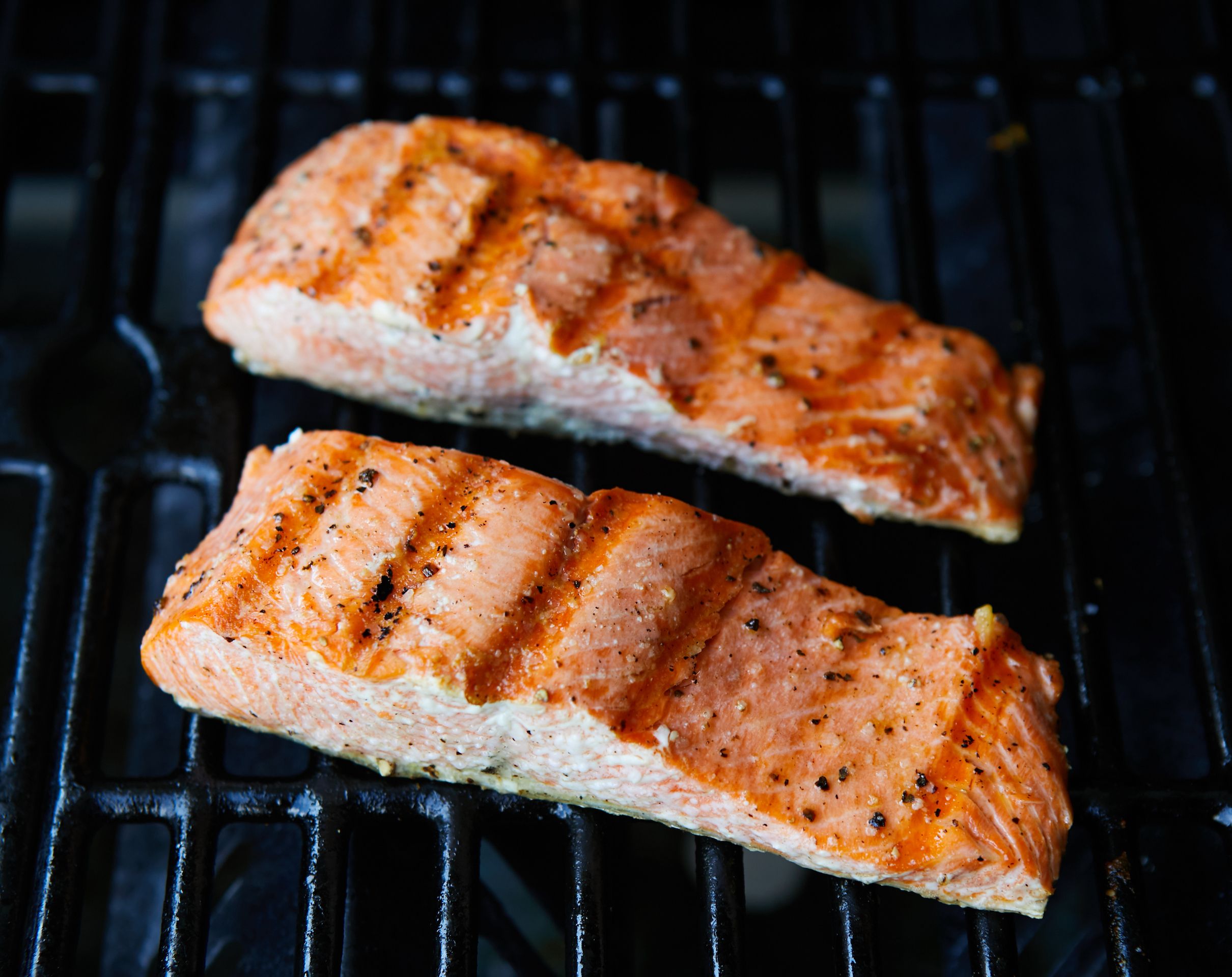 Marsh’s Grilled King Salmon with Herb Butter