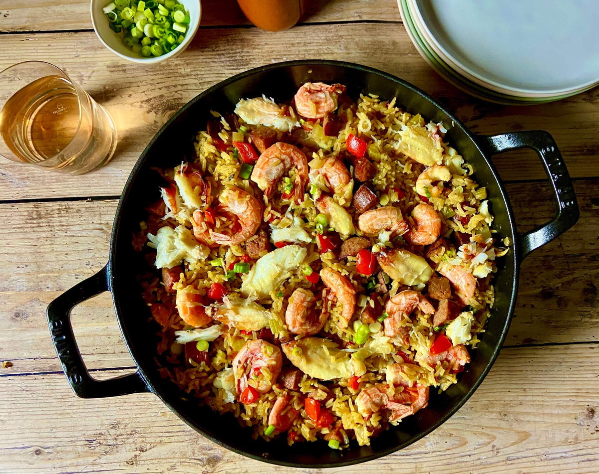 Shrimp and Crab Jambalaya