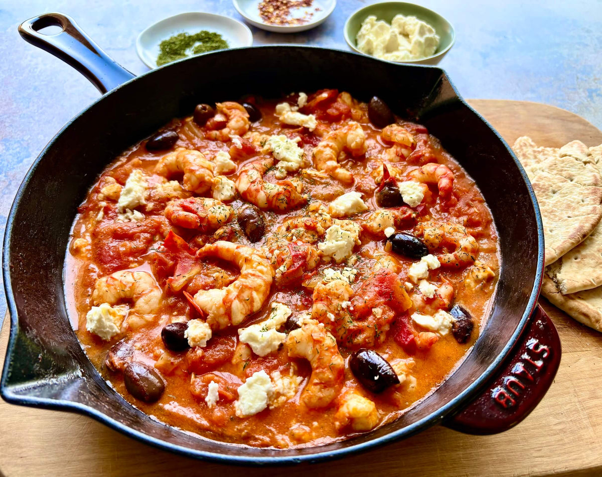 Shrimp Saganaki