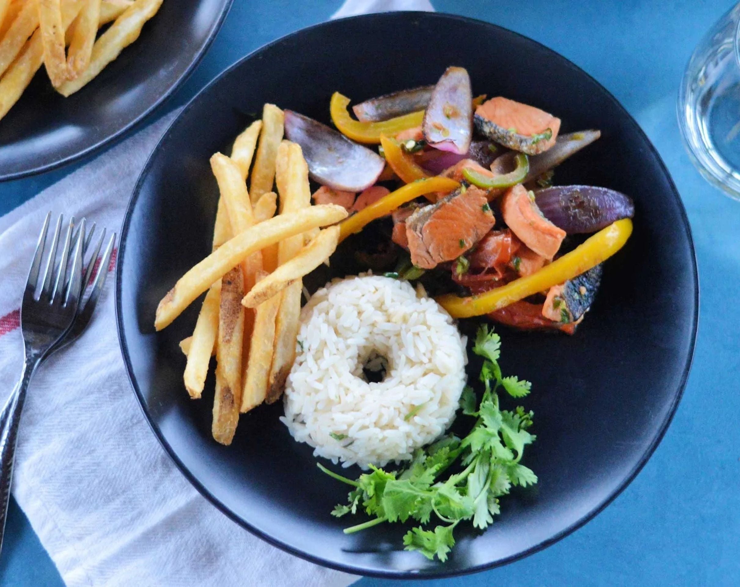 Sockeye Salmon Saltado