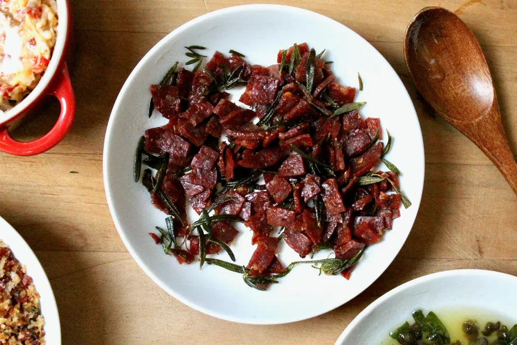 Salumi Rosemary Crumble
