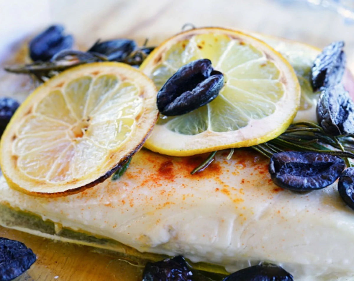 The Skeele's Baked Halibut
