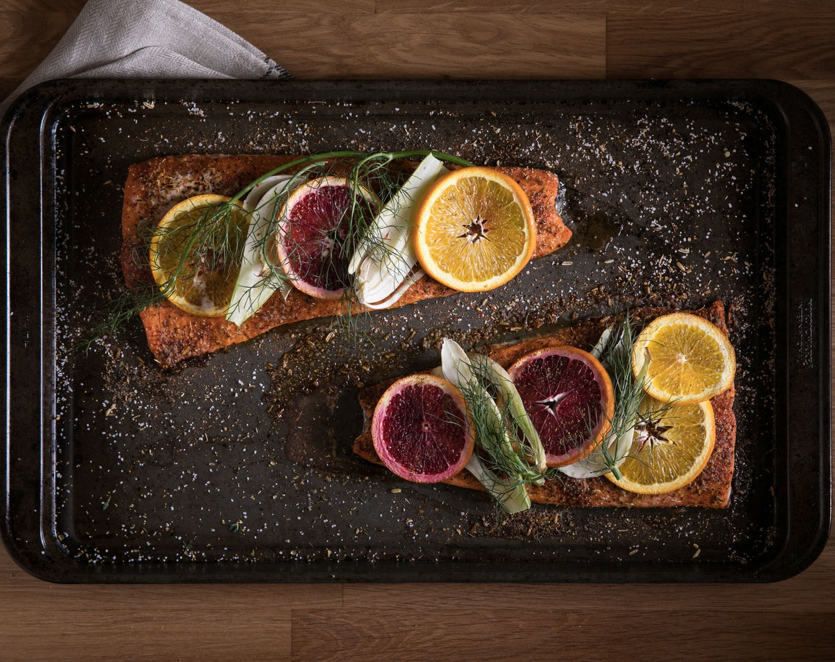 Slow & Low Coho Salmon with Citrus & Fennel