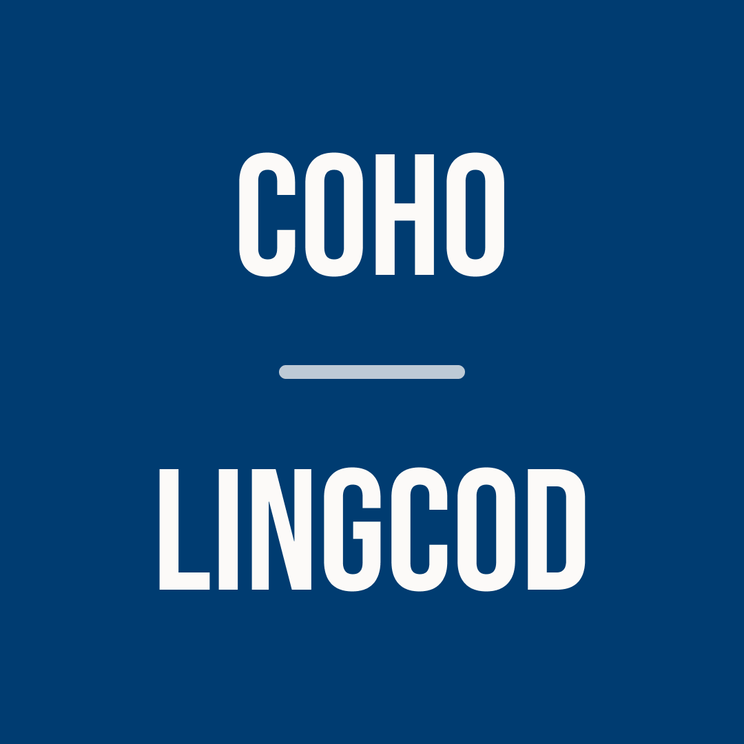 Coho salmon and Lingcod | Seafood Subscription | Oct 2026