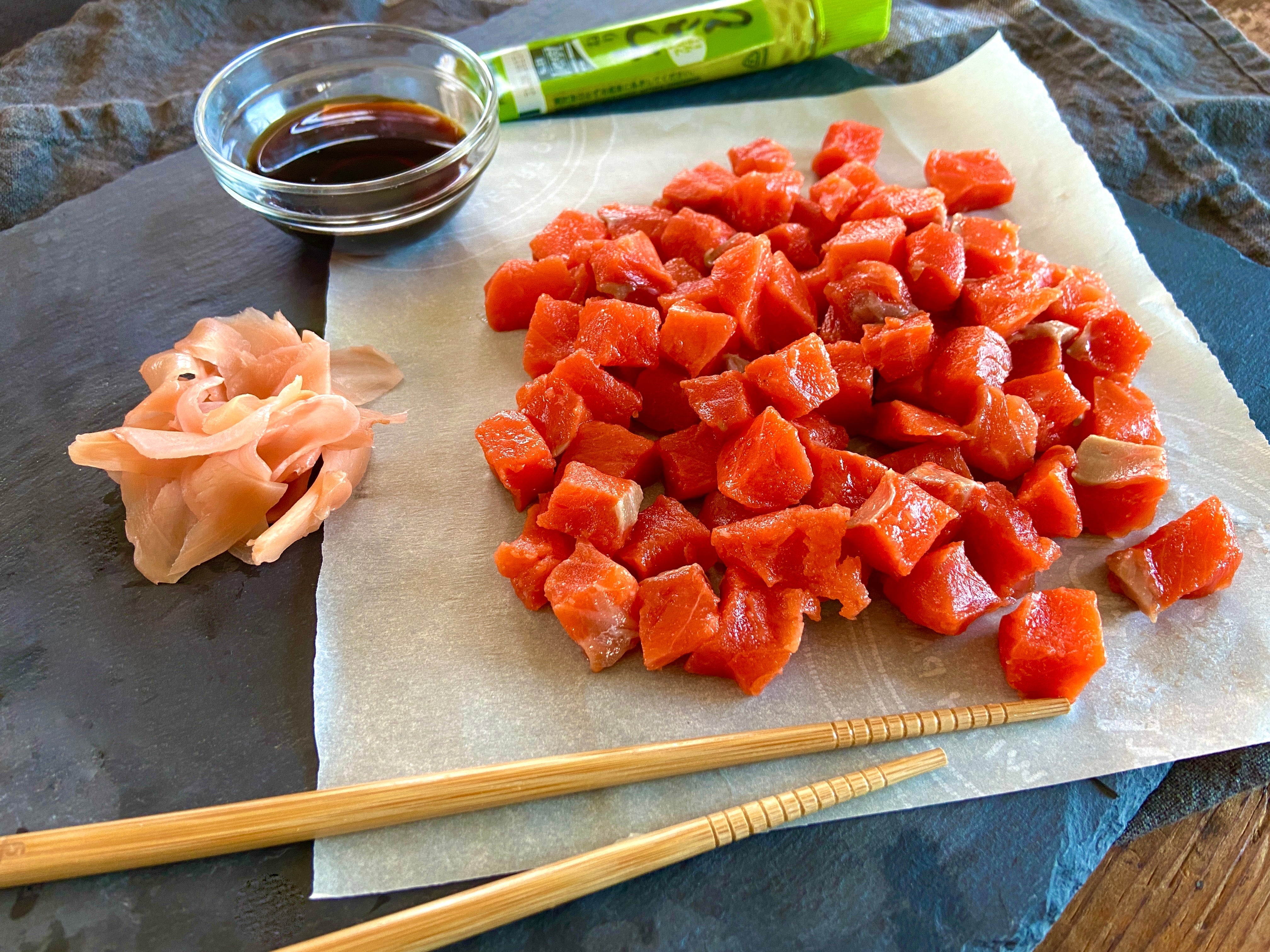 Sockeye Salmon Poke Cubes Bundle