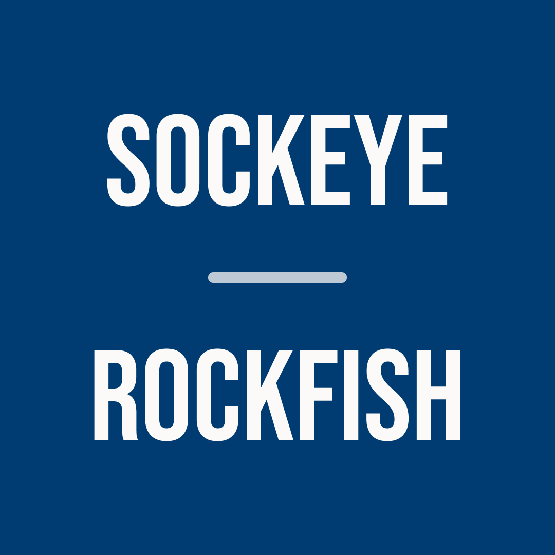 Sockeye salmon and Rockfish | Seafood Subscription | Sept 2026