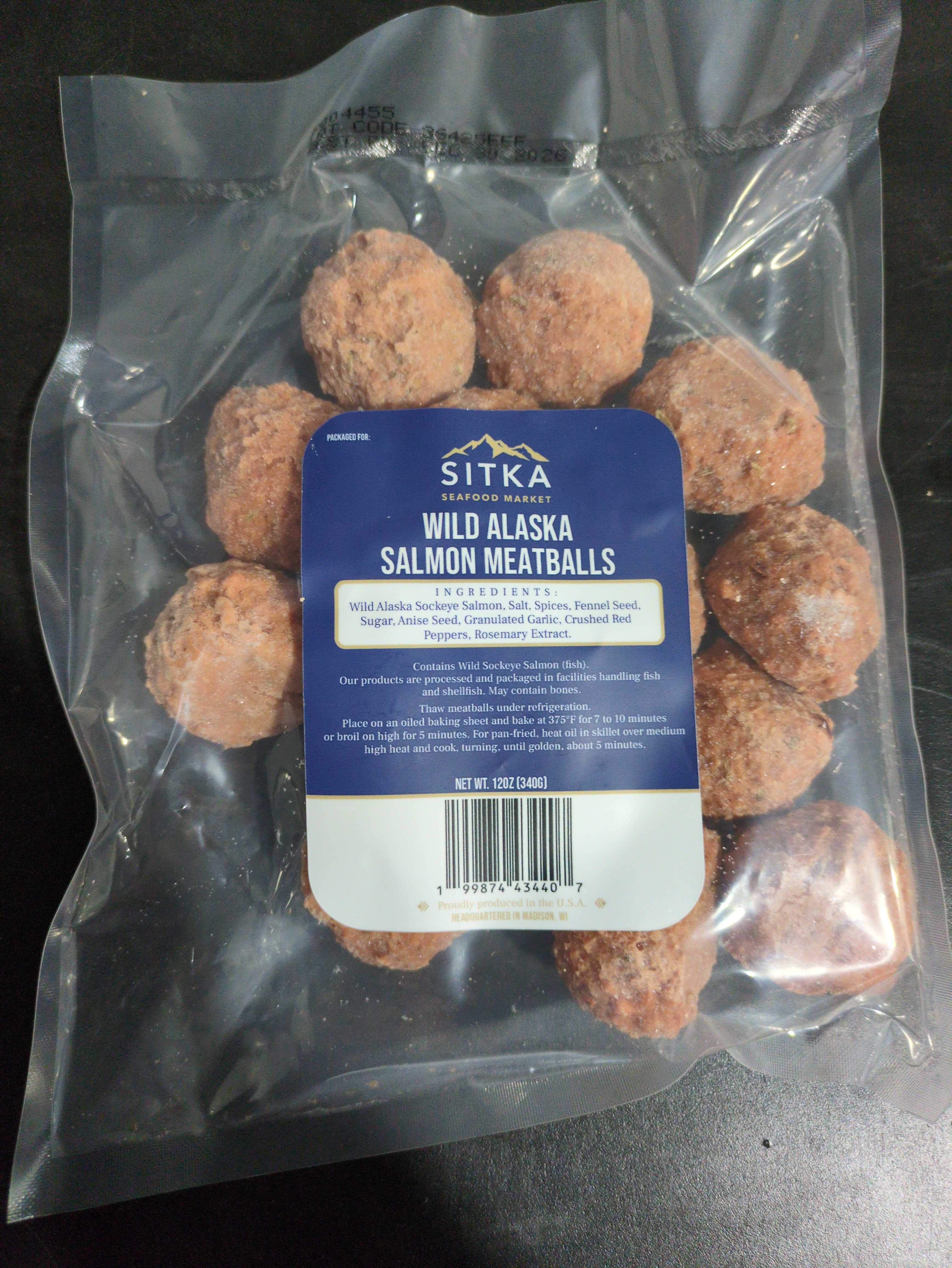 Sockeye Salmon Meatballs Bundle