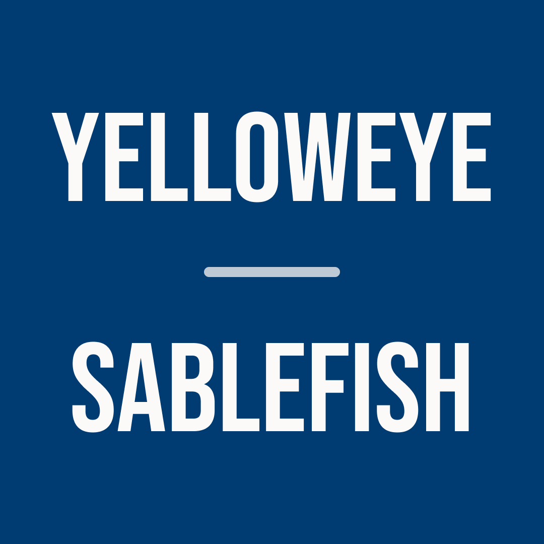 Yelloweye rockfish (6 pcs) and Sablefish (5 pcs) | Premium with Shellfish Subscription | Jun 2026