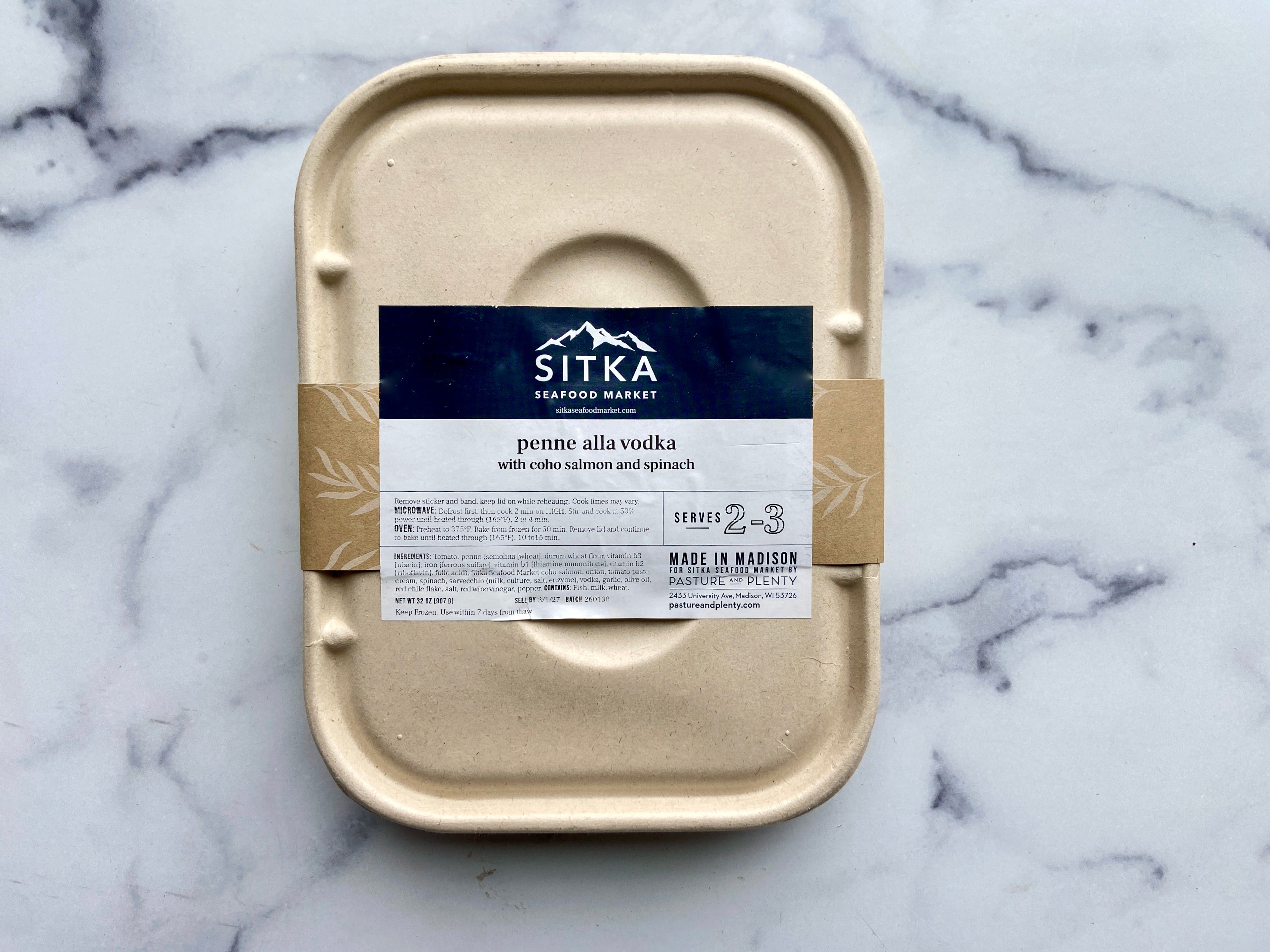 Coho Salmon Penne alla Vodka