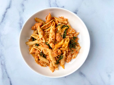 Coho Salmon Penne alla Vodka